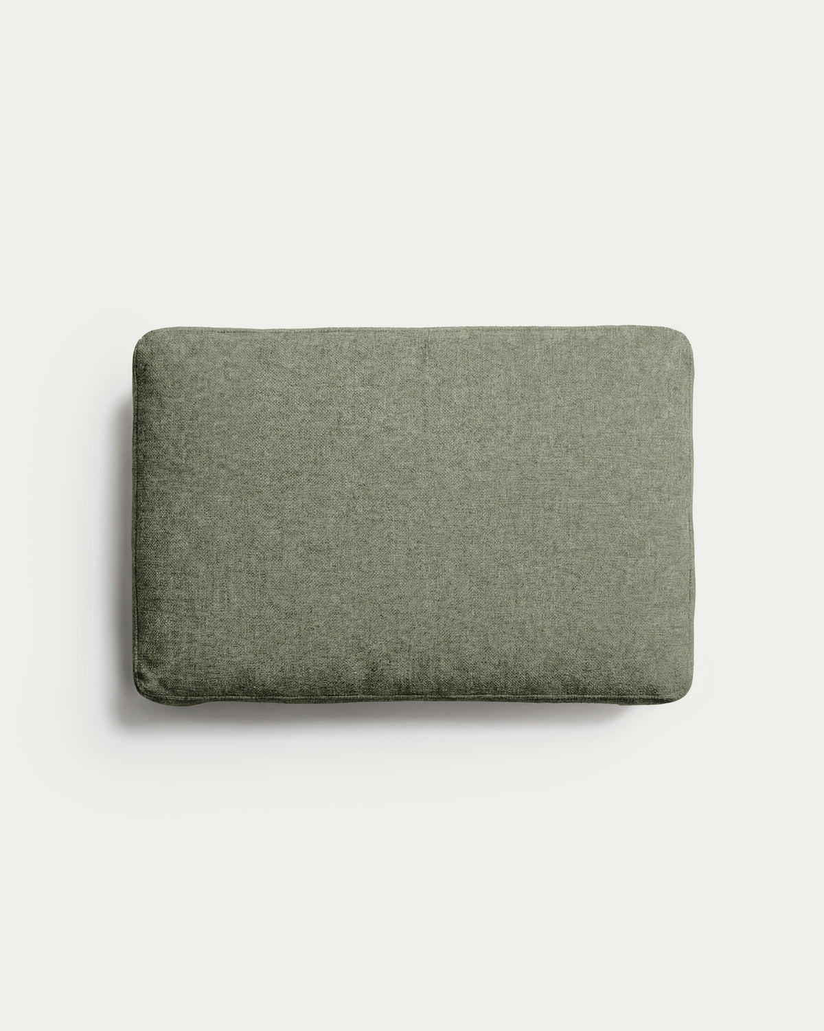 Kissen Blok in moosgrüner Chenille, 40 x 60 cm in Grün präsentiert im Onlineshop von KAQTU Design AG. Deko Kissen ist von Kave Home