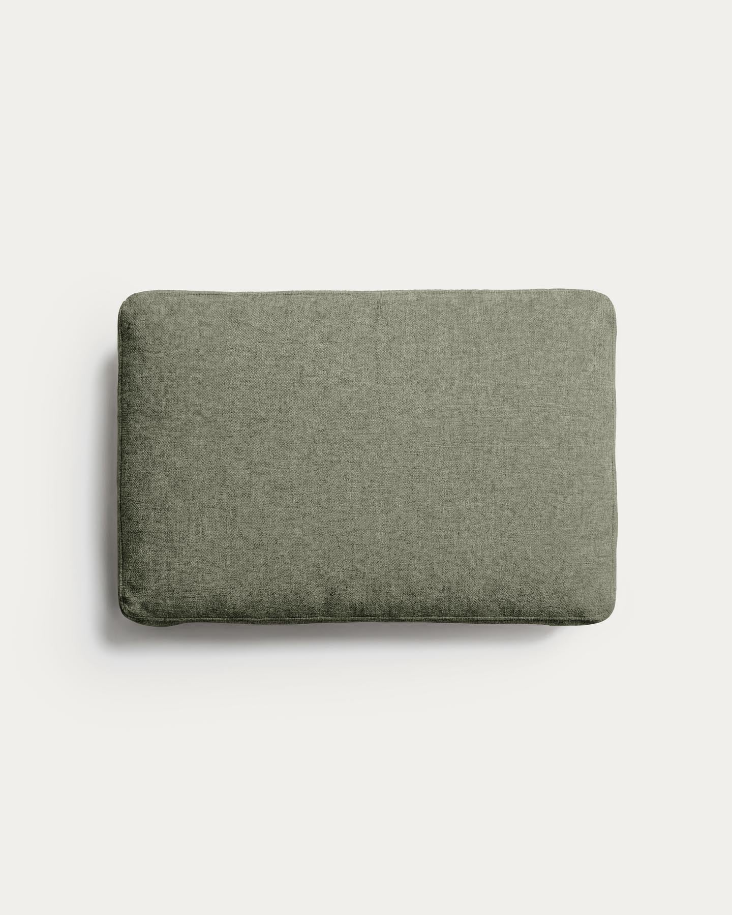 Kissen Blok in moosgrüner Chenille, 40 x 60 cm in Grün präsentiert im Onlineshop von KAQTU Design AG. Deko Kissen ist von Kave Home