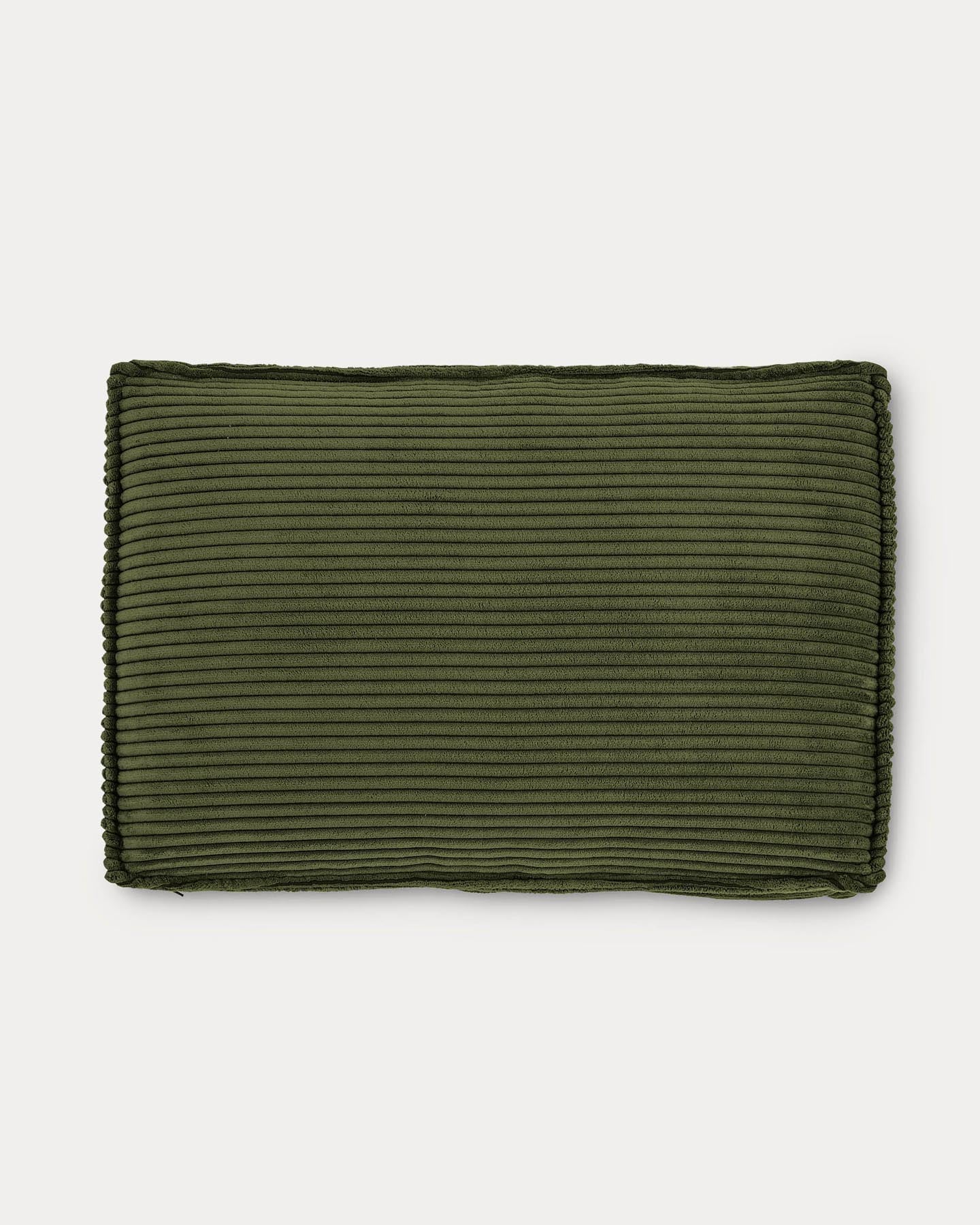 Kissen Blok, schwer entflammbar mit dickem Cord in Grün, 40 x 60 cm in Grün präsentiert im Onlineshop von KAQTU Design AG. Deko Kissen ist von Kave Home