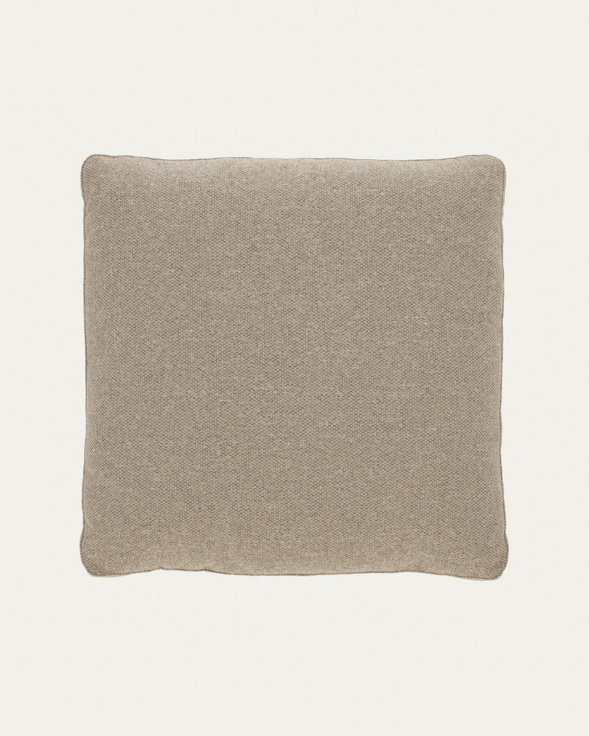 Kissen Blok mit beiger Chenille 60 x 60 cm in Beige präsentiert im Onlineshop von KAQTU Design AG. Deko Kissen ist von Kave Home