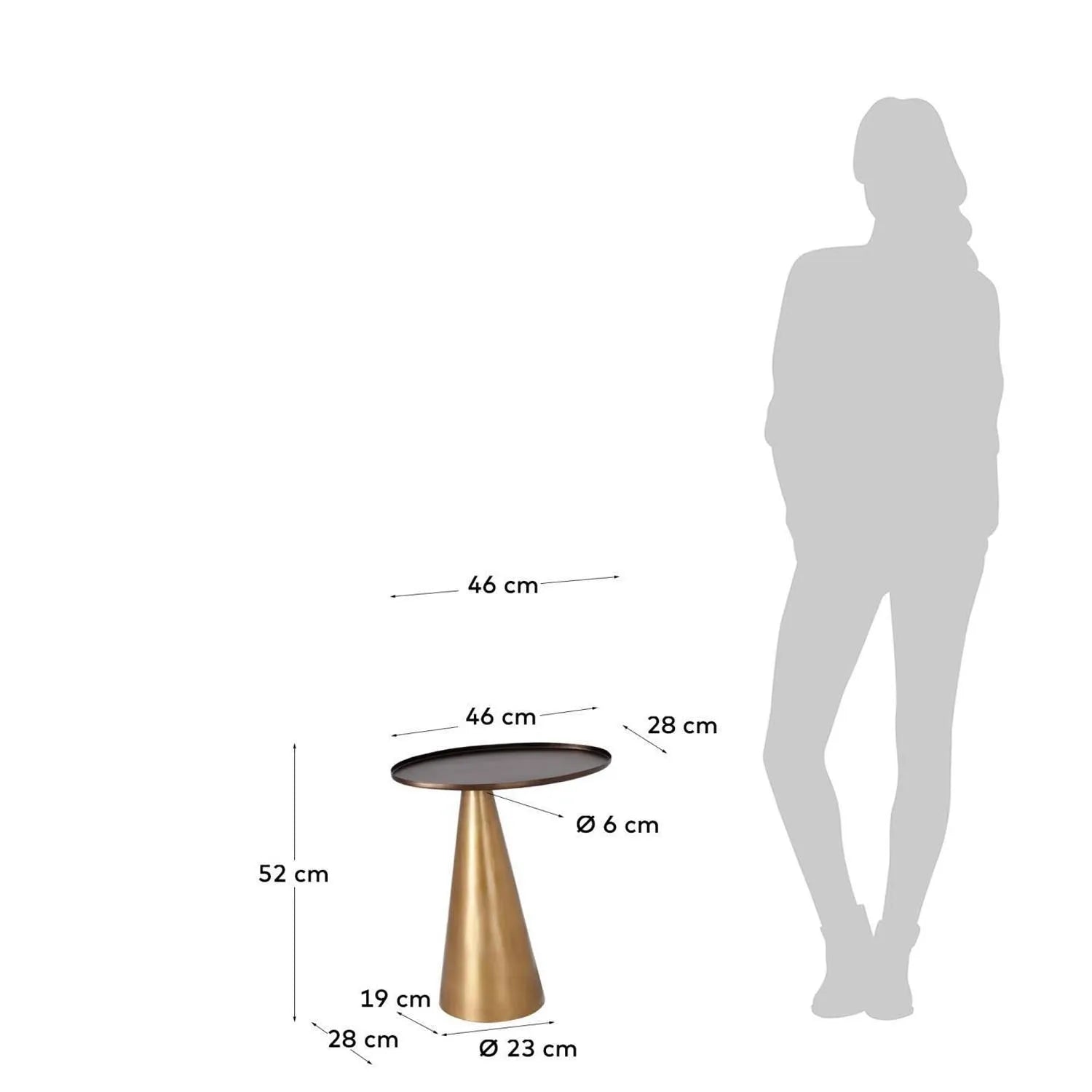 Eleganter Liliane Beistelltisch: Design trifft Funktionalität.