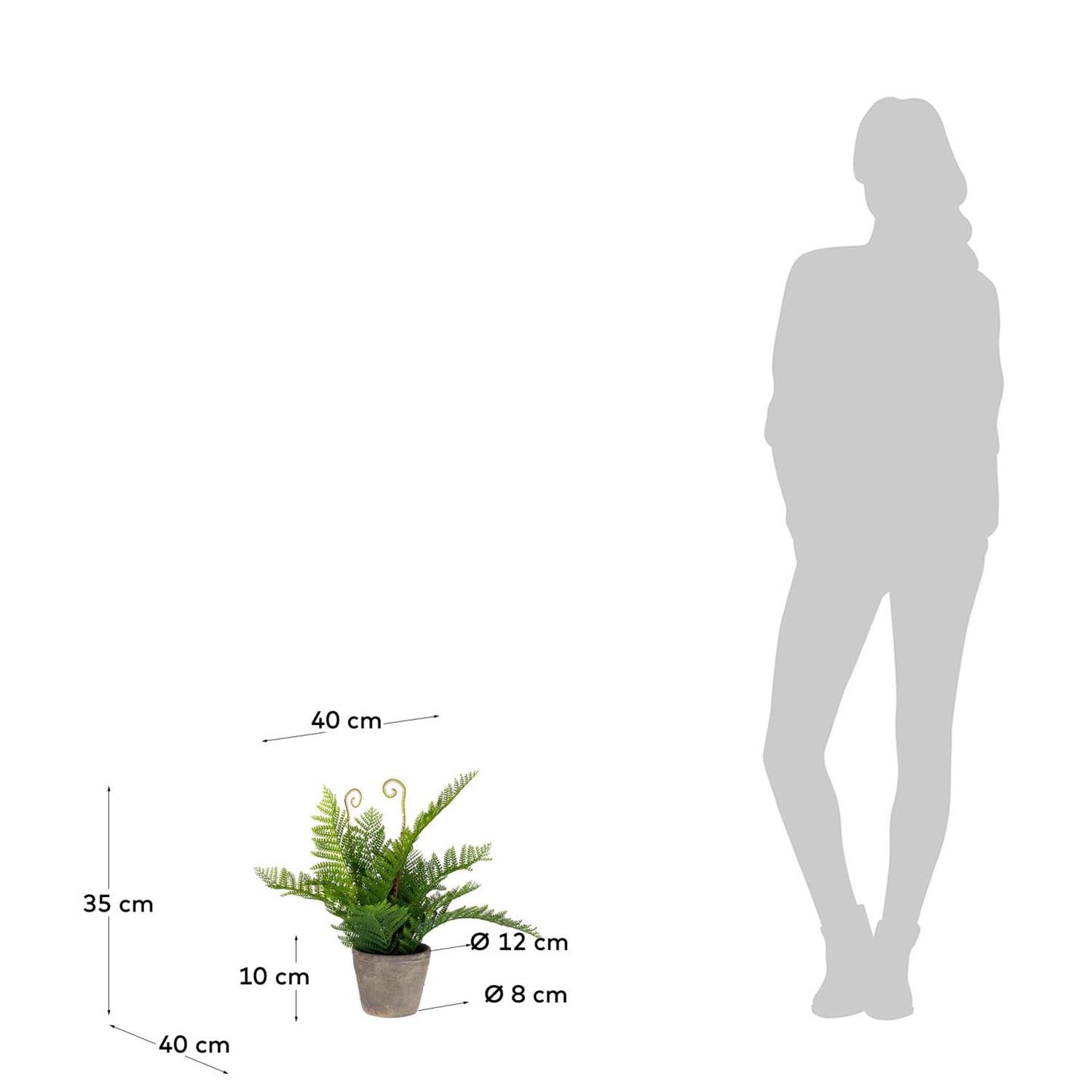 Filicopsida Kunstpflanze: Pflegeleichte Eleganz für Ihr Zuhause.