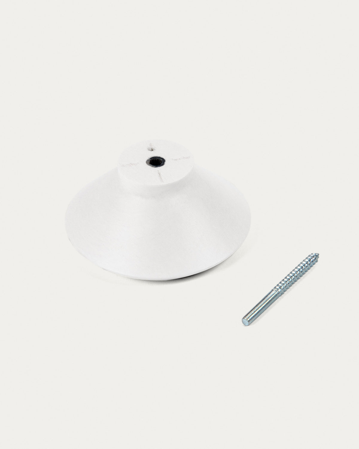 Nadua Set aus 3 Wandhaken, massives Buchenholz weisses Finish in Weiss präsentiert im Onlineshop von KAQTU Design AG. Kleiderhaken ist von Kave Home