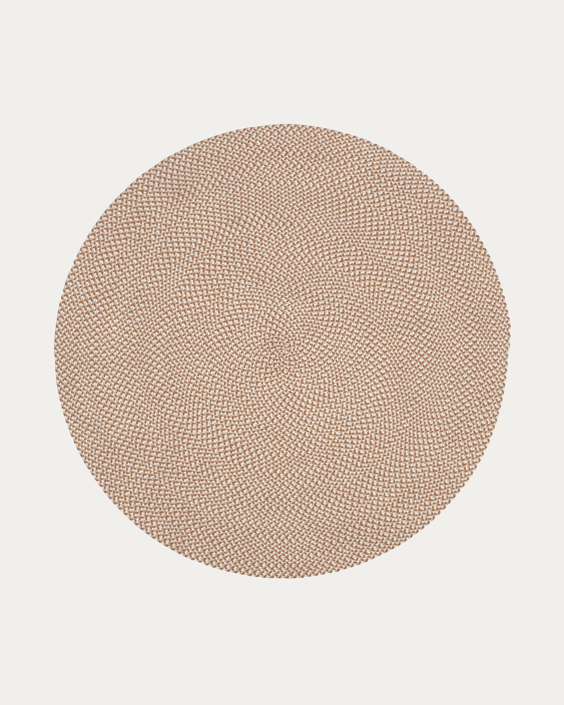 Tapis rond Rodhe en 100% PET beige Ø 150 cm