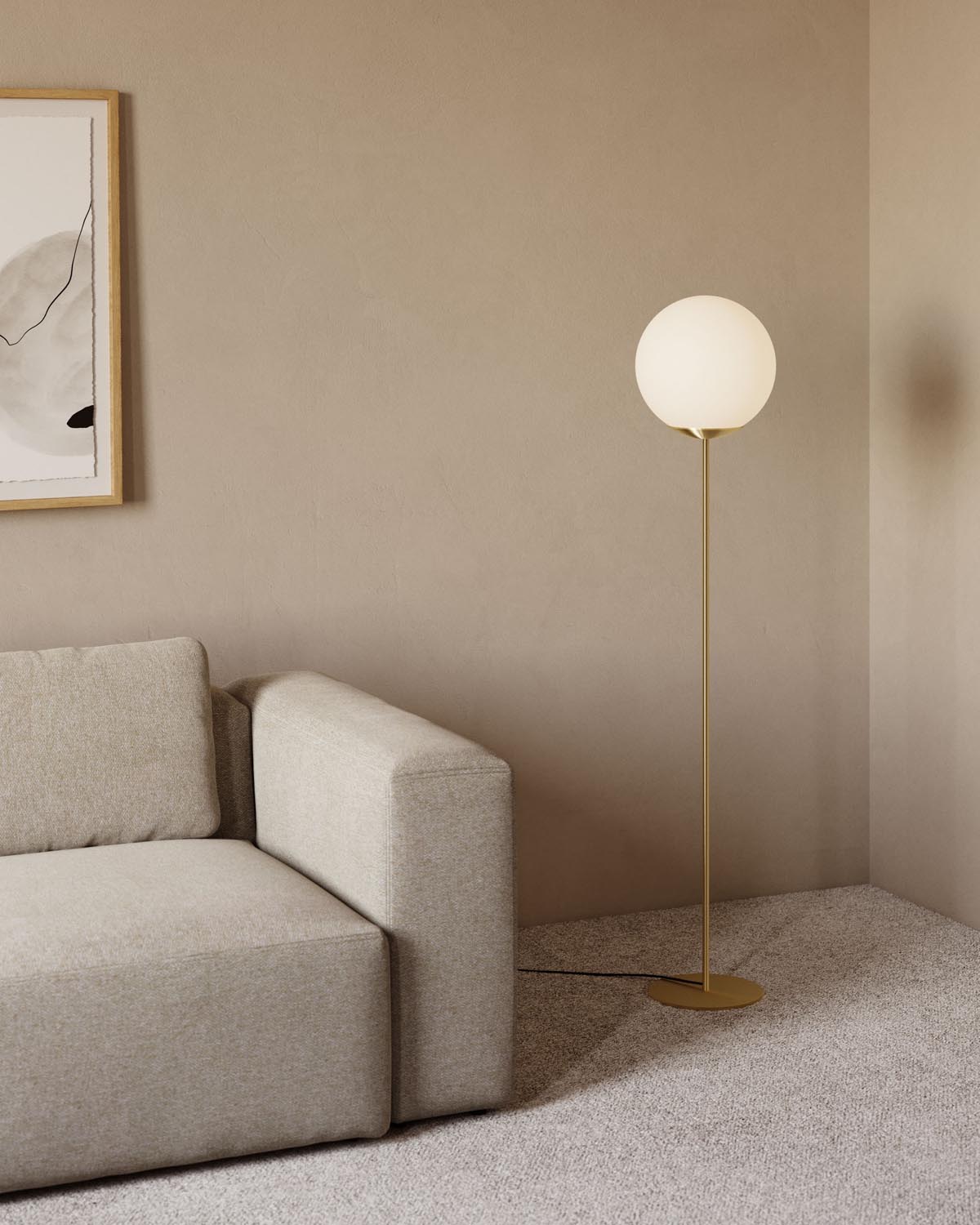 Mahala Stehlampe von Kave Home: Stilvolle Beleuchtung für Ihr Zuhause.