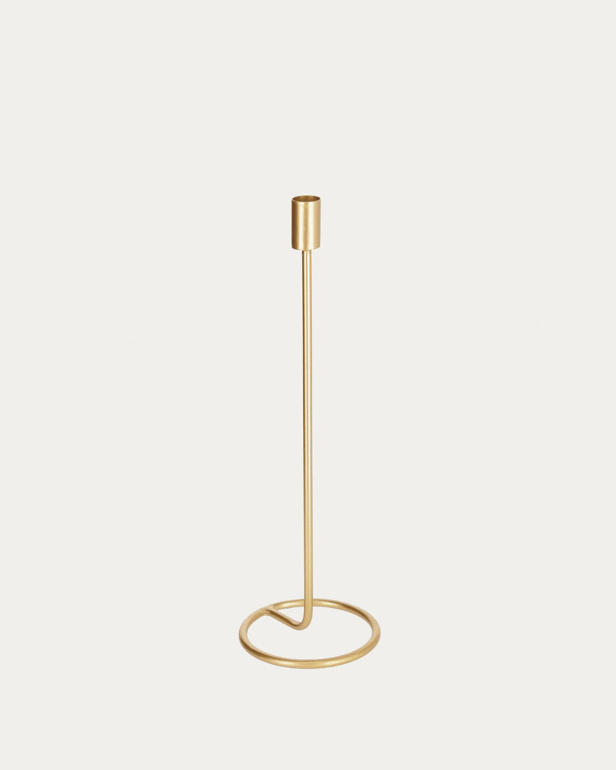 Babyrye grosser Kerzenhalter in Gold präsentiert im Onlineshop von KAQTU Design AG. Kerzenständer ist von Kave Home