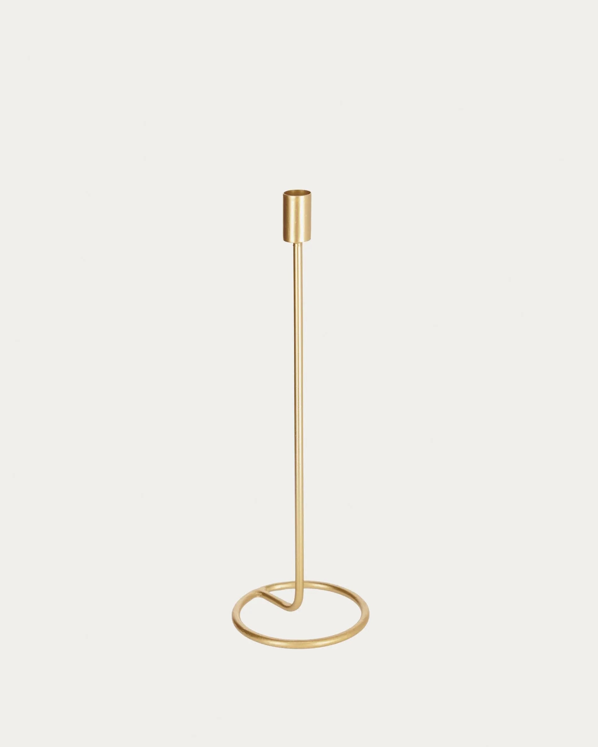 Eleganter Babyrye Kerzenhalter aus Metall, skulpturales Design, ideal für stilvolle Dekoration und stimmungsvolle Beleuchtung.