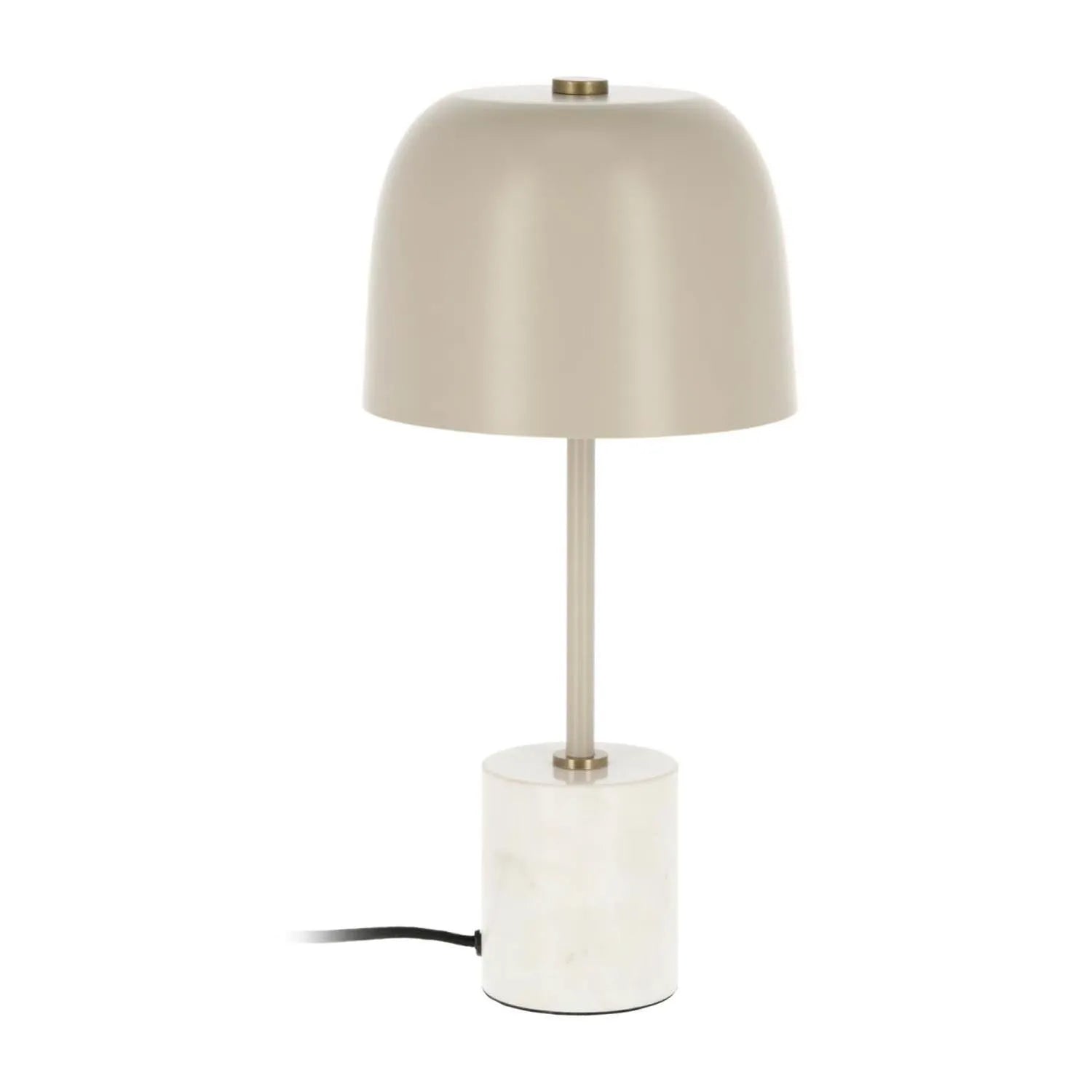 Elegante Alish Tischlampe: Marmor & Stahl, zeitloses Design, vielseitig, kompakt, ideal für jeden Raum.