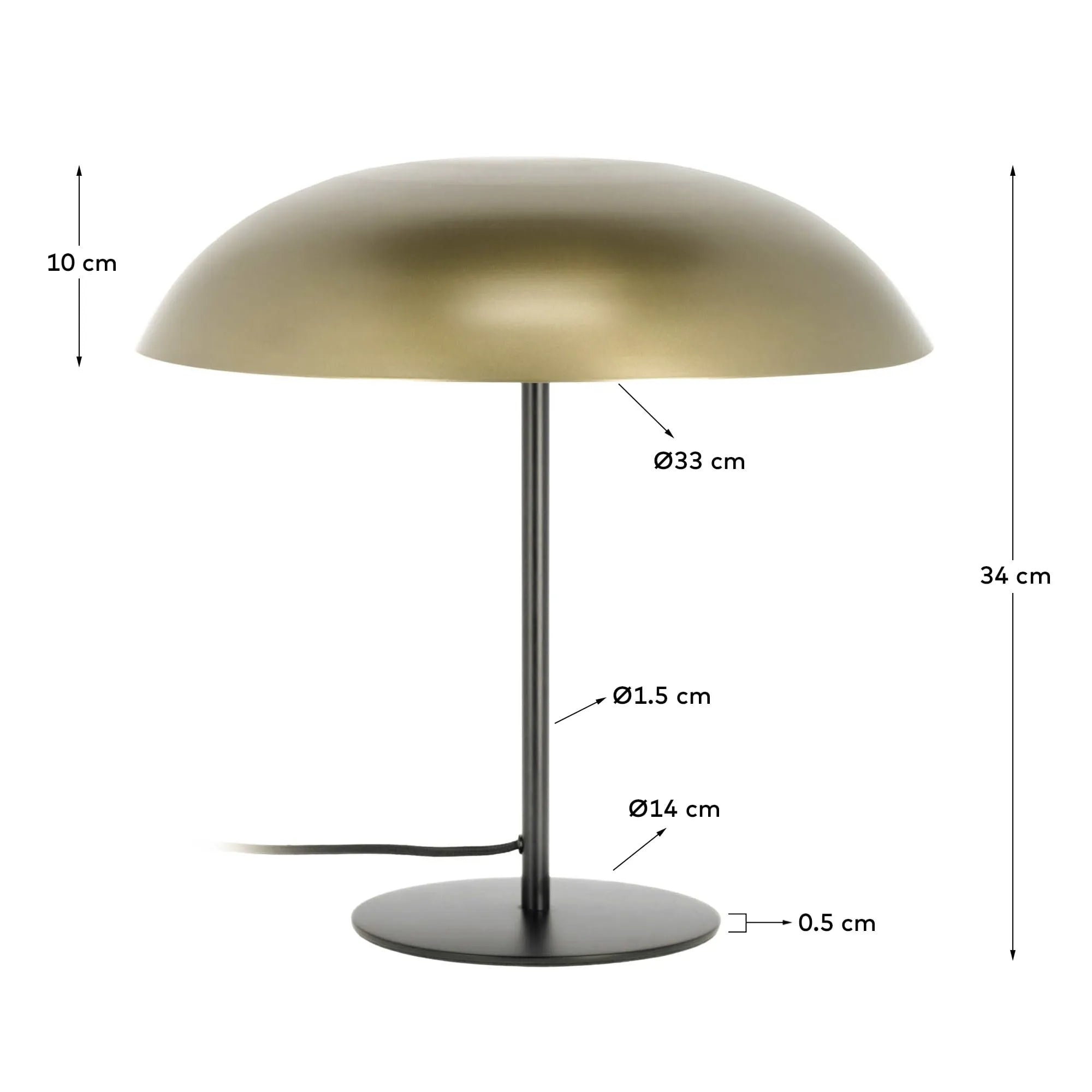 Die Carlisa Tischlampe von Kave Home kombiniert modernes Design mit warmem Licht und schafft eine gemütliche Atmosphäre.