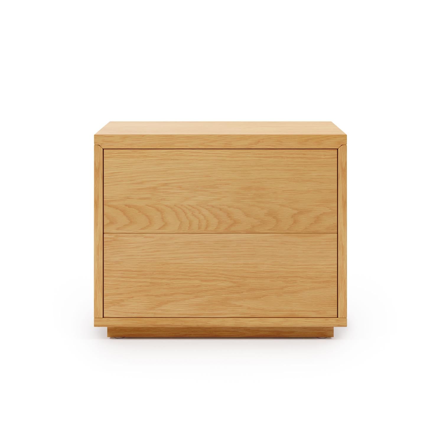 Eleganter Abilen Nachttisch von Kave Home: Funktional, aus MDF & Eichenfurnier, passt in jeden Stil. Perfekt für stilvolle Schlafzimmer.