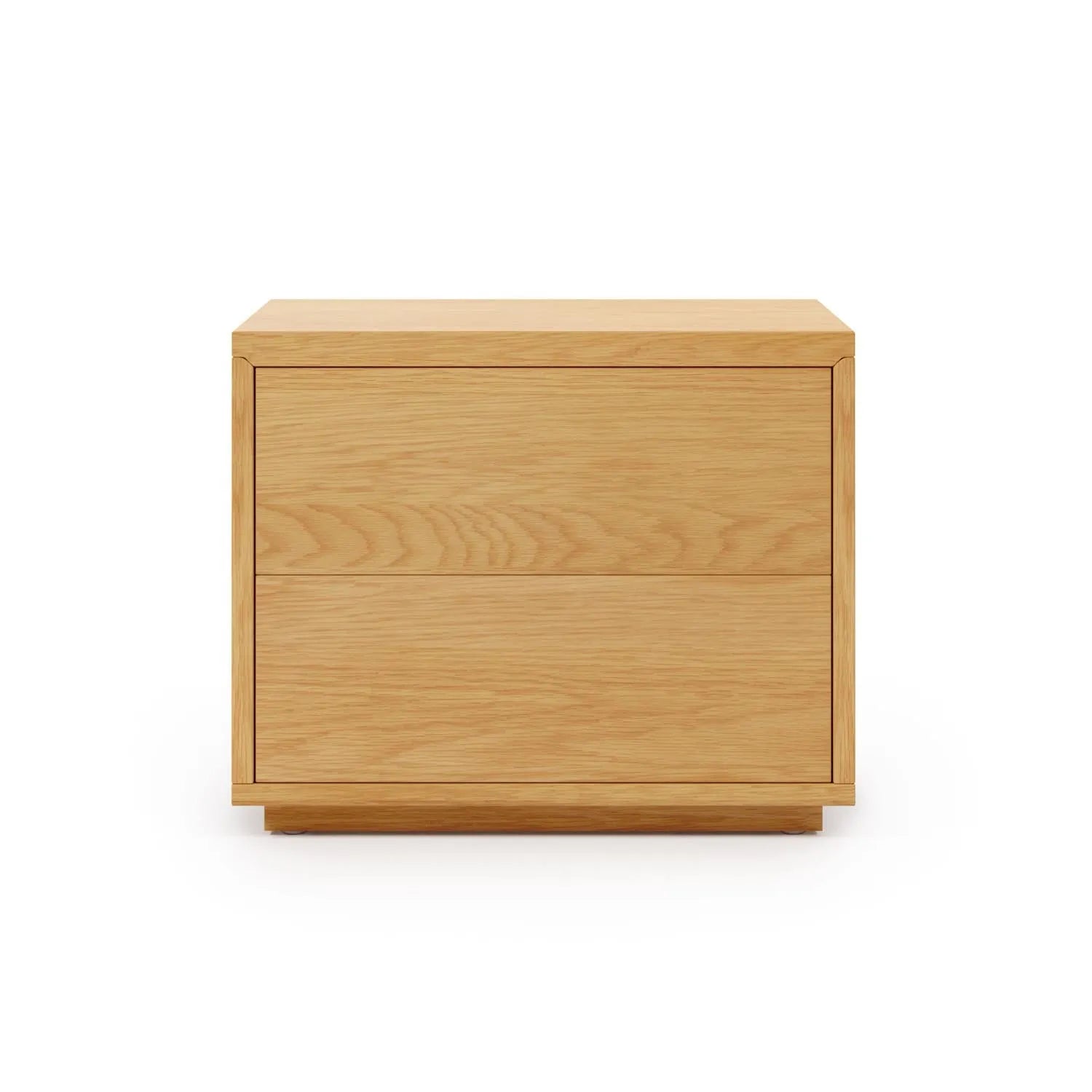 3D-Modell des Abilen Nachttischs von Kave Home: Elegantes Design aus MDF & Eichenfurnier, ideal für stilvolle Schlafzimmer.