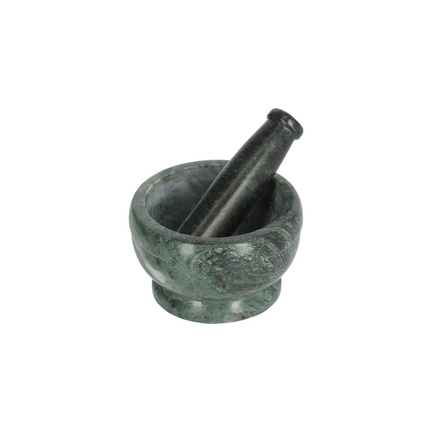 Cindea Mörser aus grünem Marmor in Grün präsentiert im Onlineshop von KAQTU Design AG. Küchenhelfer ist von Kave Home