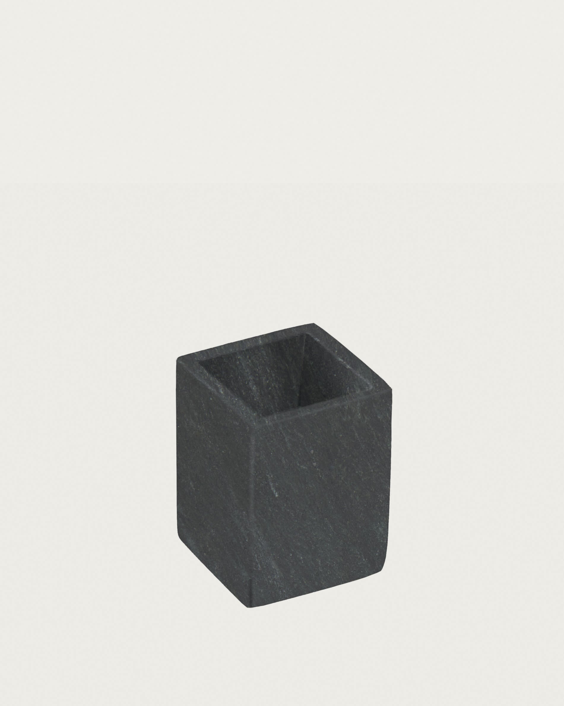 Aixa Zahnbürstenhalter schwarzer Marmor in Mehrfarbig präsentiert im Onlineshop von KAQTU Design AG. Badzubehör ist von Kave Home