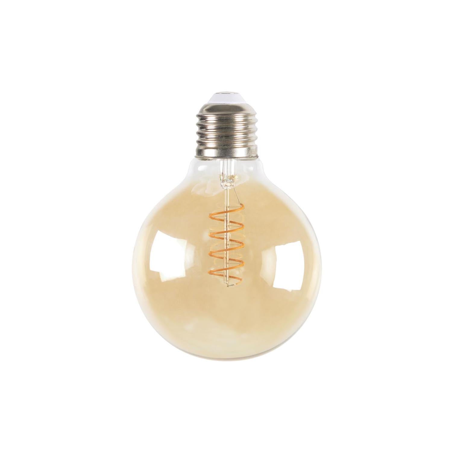 LED Glühbirne E27 4W 80 mm warmes Licht in Klar, Weiss präsentiert im Onlineshop von KAQTU Design AG. Leuchtmittel ist von Kave Home