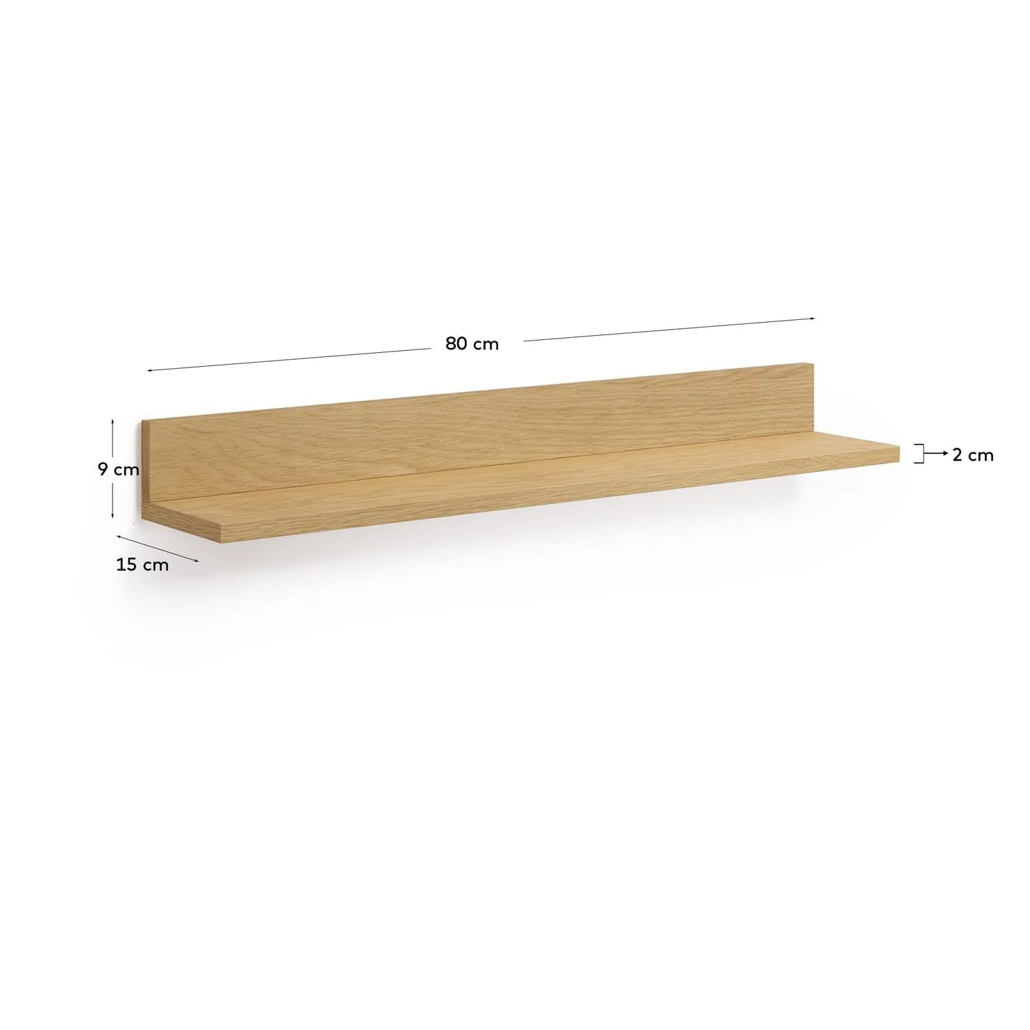 Stilvolles Abilen Wandregal von Kave Home für zeitlose Eleganz.