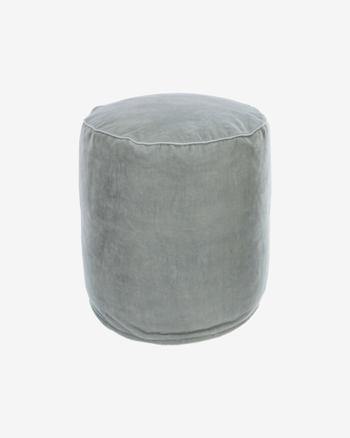 Runder Pouf Brunetta aus Samt helltürkis Ø 40 cm in Türkis präsentiert im Onlineshop von KAQTU Design AG. Pouf ist von Kave Home