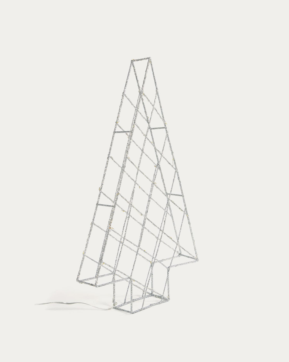 Phytia leuchtender Weihnachtsbaum grau in Silber präsentiert im Onlineshop von KAQTU Design AG. Pendelleuchte ist von Kave Home