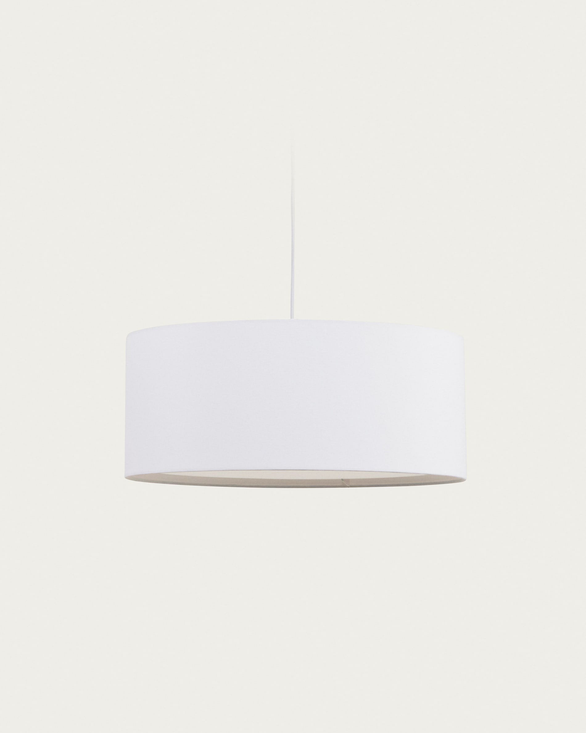 Santana Lampenschirm weiss mit weissem Diffusor Ø 50 cm