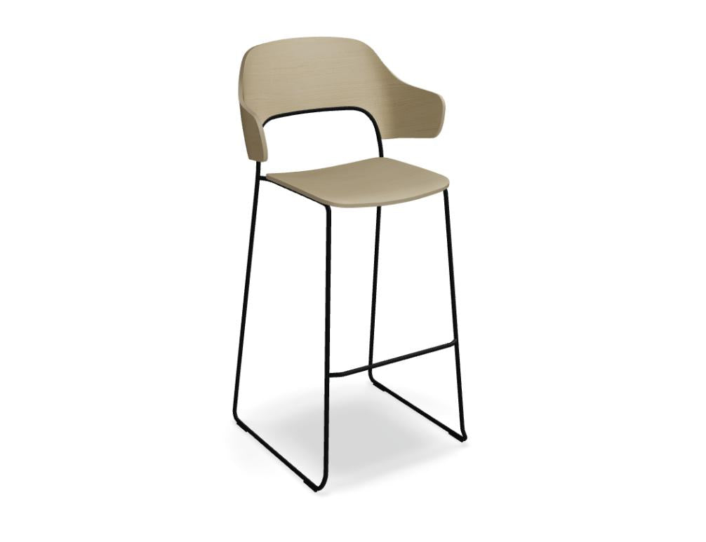 Afi AF03 - Barhocker in Eiche Natur präsentiert im Onlineshop von KAQTU Design AG. Barhocker ist von Mdd