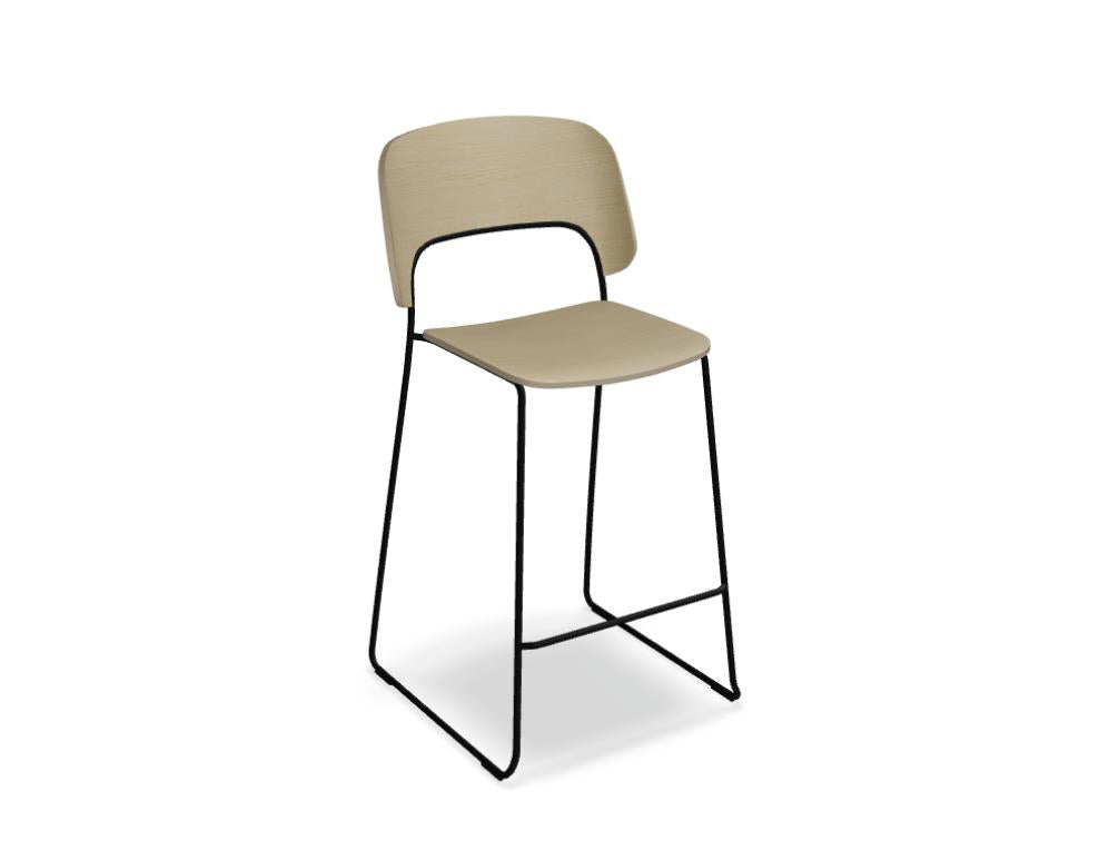 Afi AF07 - Barhocker in Eiche Natur präsentiert im Onlineshop von KAQTU Design AG. Barhocker ist von Mdd