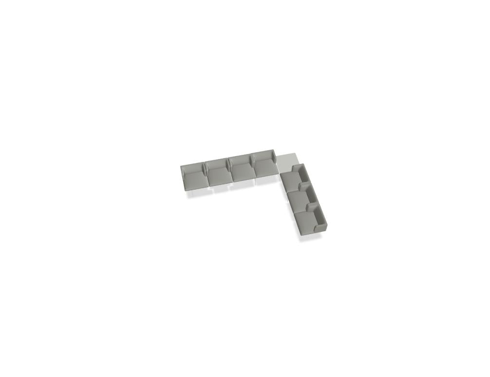 Agora AR01 - modulares Sitzsystem in Schwarz präsentiert im Onlineshop von KAQTU Design AG. Modulares Sofa ist von Mdd