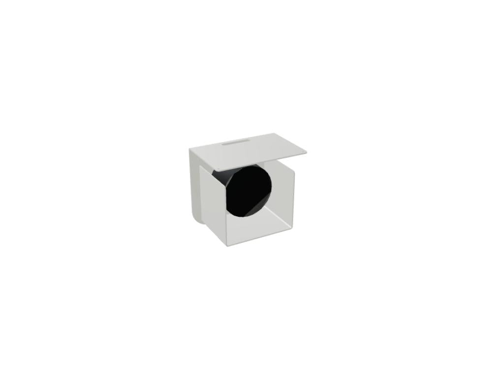 Mediabox für den Agora-Sitz  ARM071 - accessories in Weiss präsentiert im Onlineshop von KAQTU Design AG. Schreibtisch Zubehör ist von Mdd