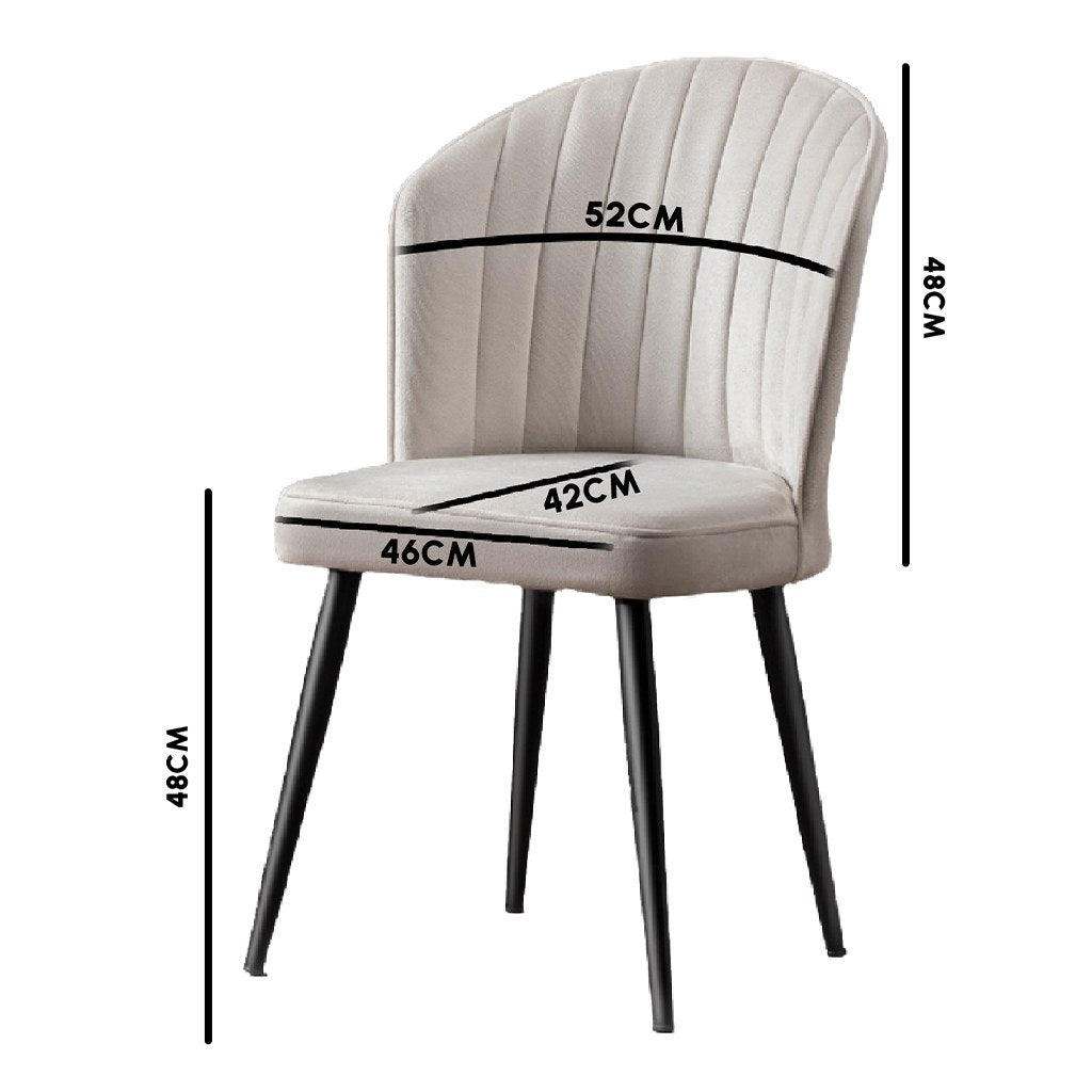 Rubi - Black in Schwarz präsentiert im Onlineshop von KAQTU Design AG. Stuhl ist von Hanah Home