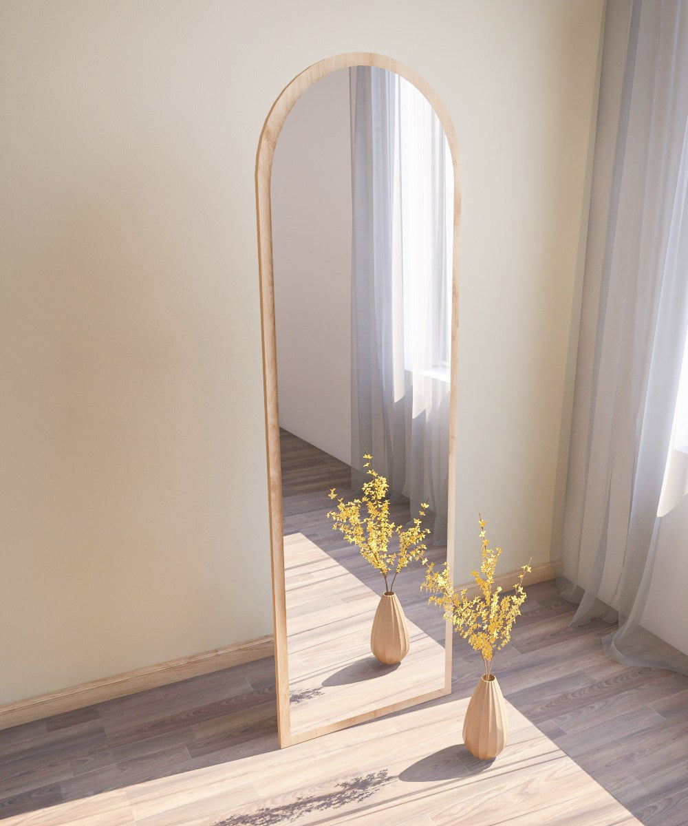 Emma - Natural in Natürlich präsentiert im Onlineshop von KAQTU Design AG. Spiegel ist von Hanah Home