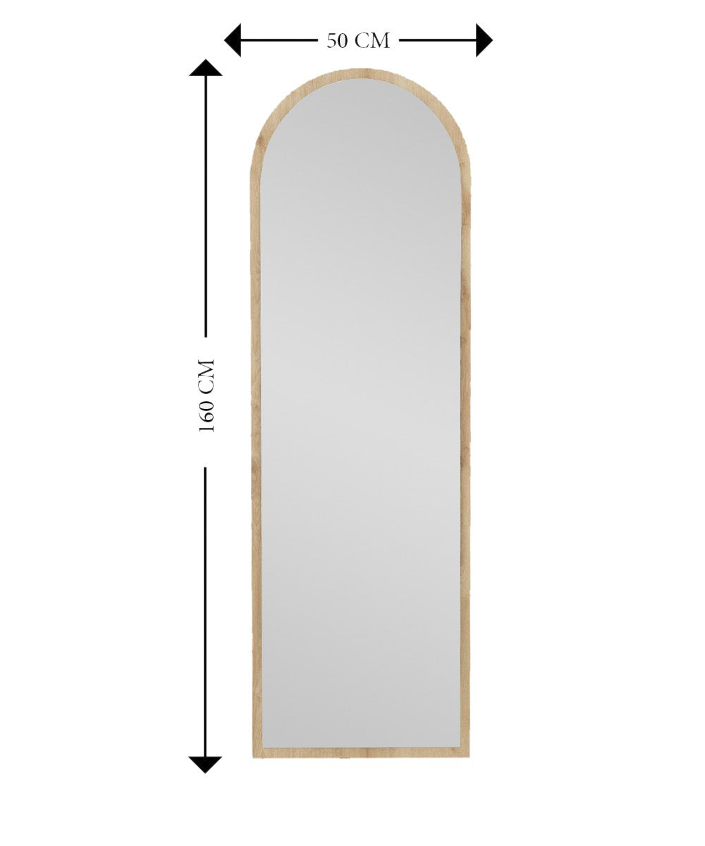 Emma - Natural in Natürlich präsentiert im Onlineshop von KAQTU Design AG. Spiegel ist von Hanah Home