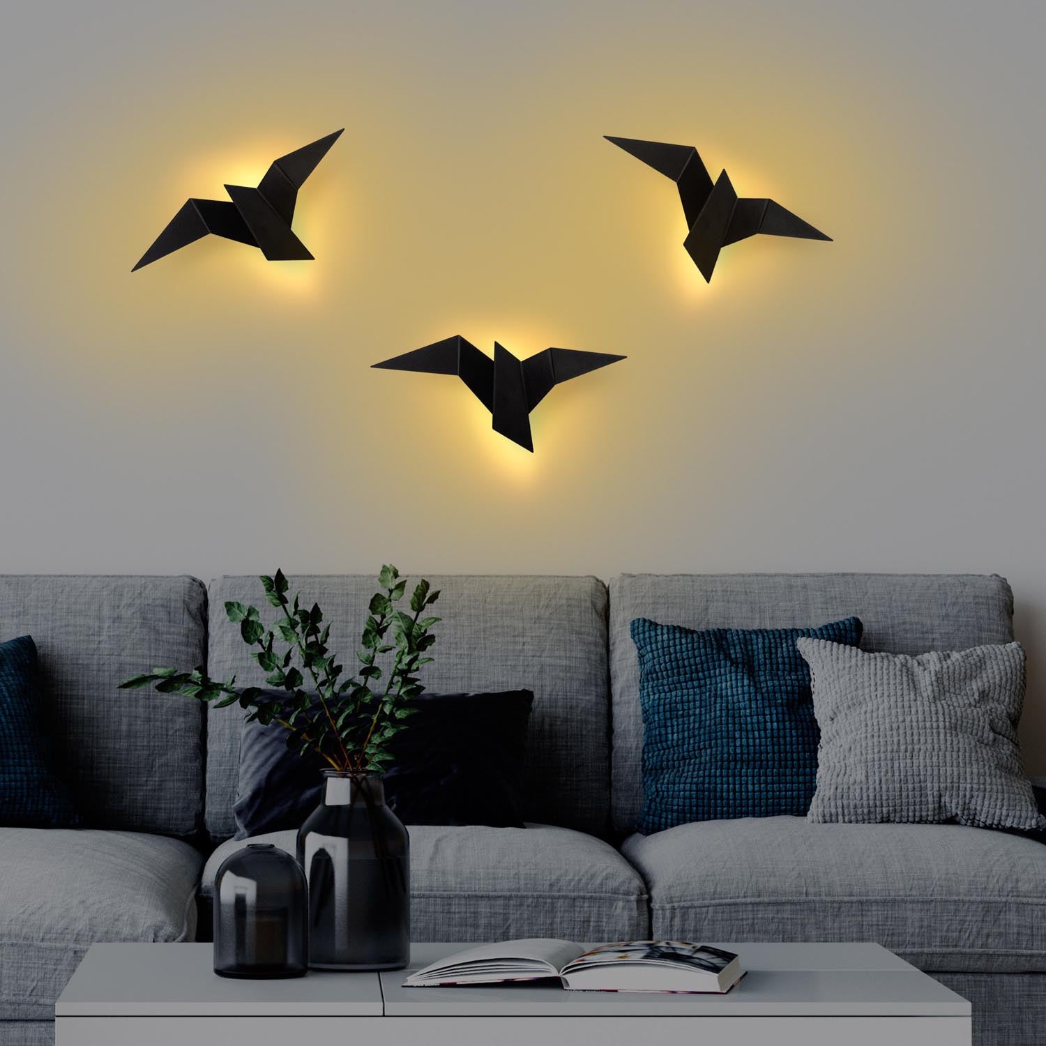 Pacalı - 13500 - L in Schwarz präsentiert im Onlineshop von KAQTU Design AG. Wandleuchte ist von Opviq