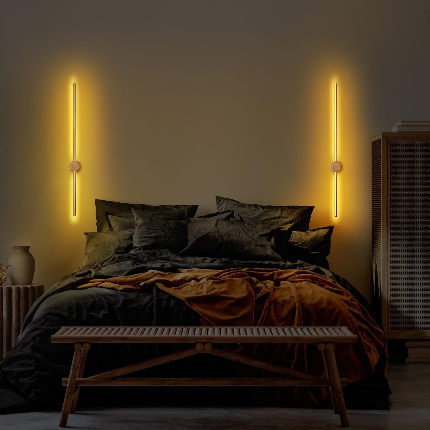 Sword - 13487 in Gold präsentiert im Onlineshop von KAQTU Design AG. Wandleuchte ist von Opviq