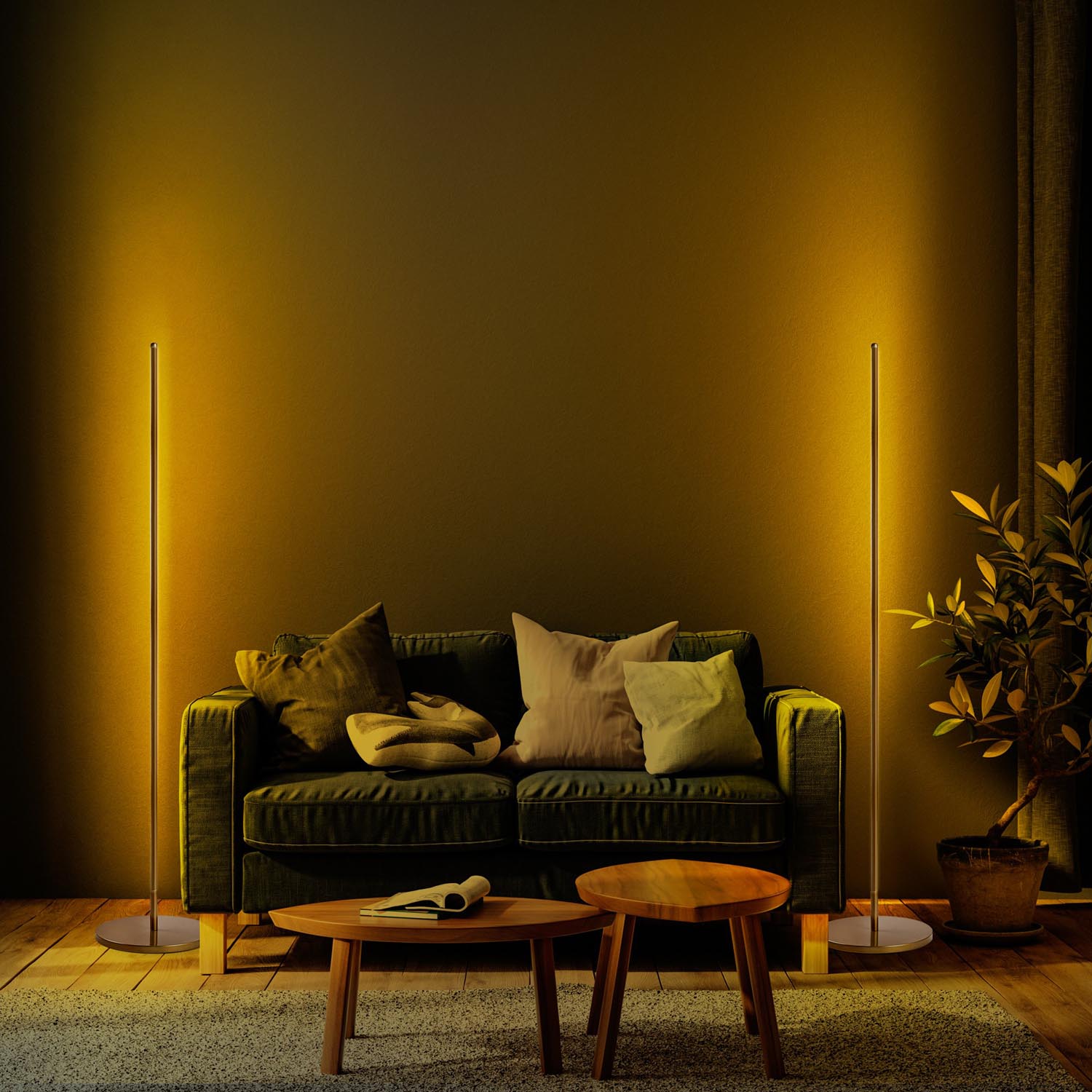 Only - 13318 in Gold präsentiert im Onlineshop von KAQTU Design AG. Stehleuchte ist von Opviq
