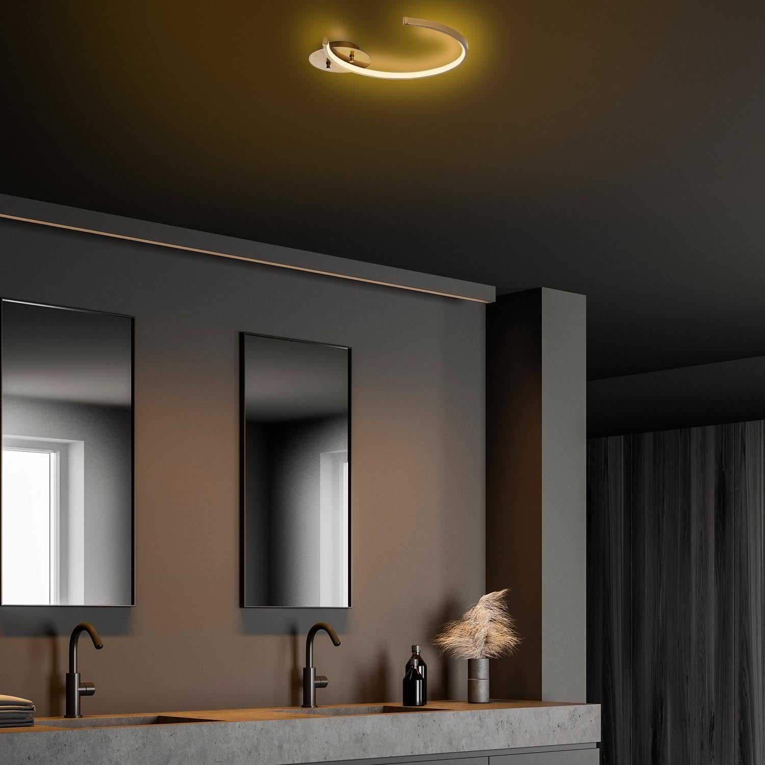 Moon - 13326 in Gold präsentiert im Onlineshop von KAQTU Design AG. Deckenleuchte ist von Opviq