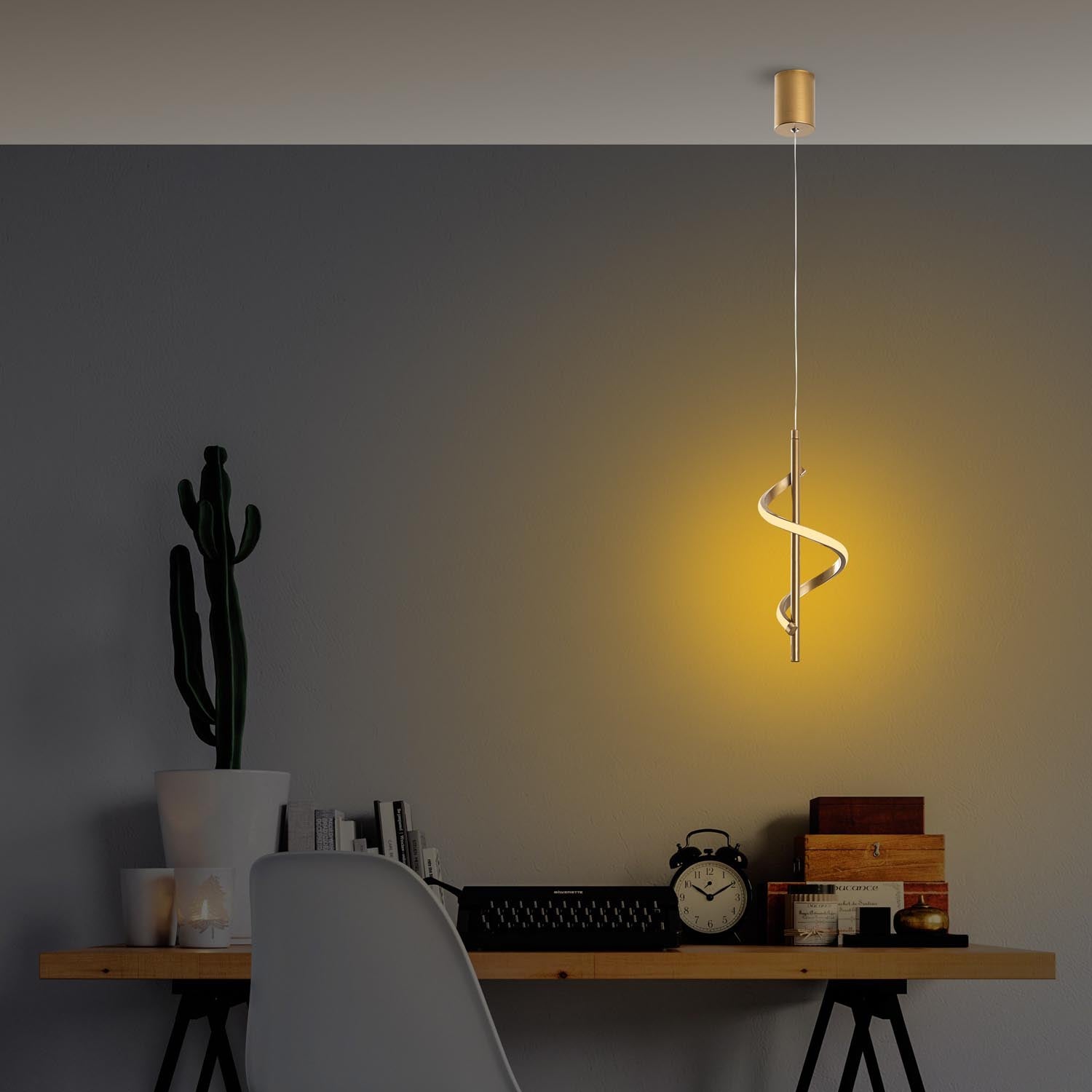 Lıkma - 13519 in Gold präsentiert im Onlineshop von KAQTU Design AG. Pendelleuchte ist von Opviq