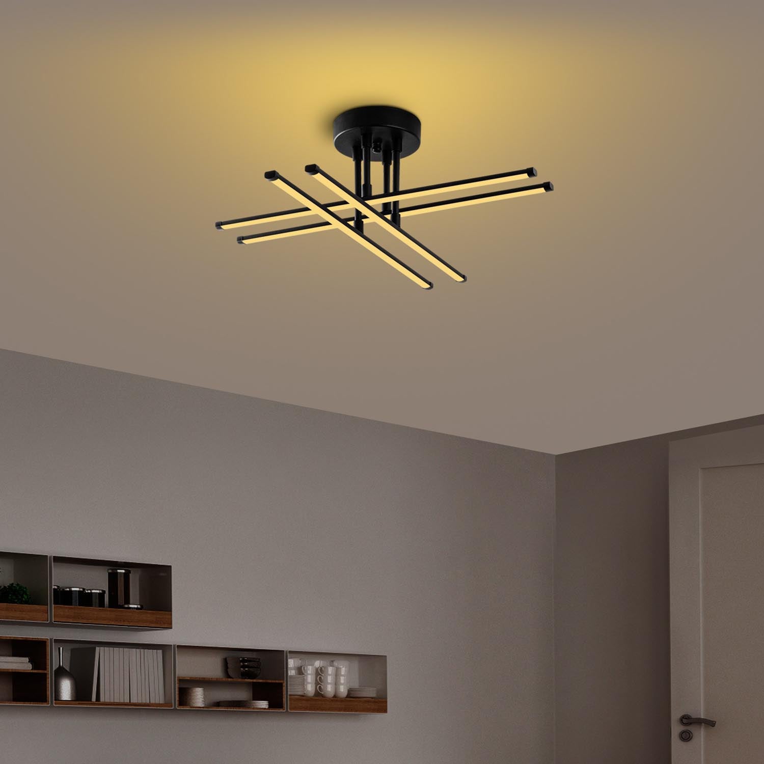 Exhaust-13661 in Schwarz präsentiert im Onlineshop von KAQTU Design AG. Deckenleuchte ist von Opviq