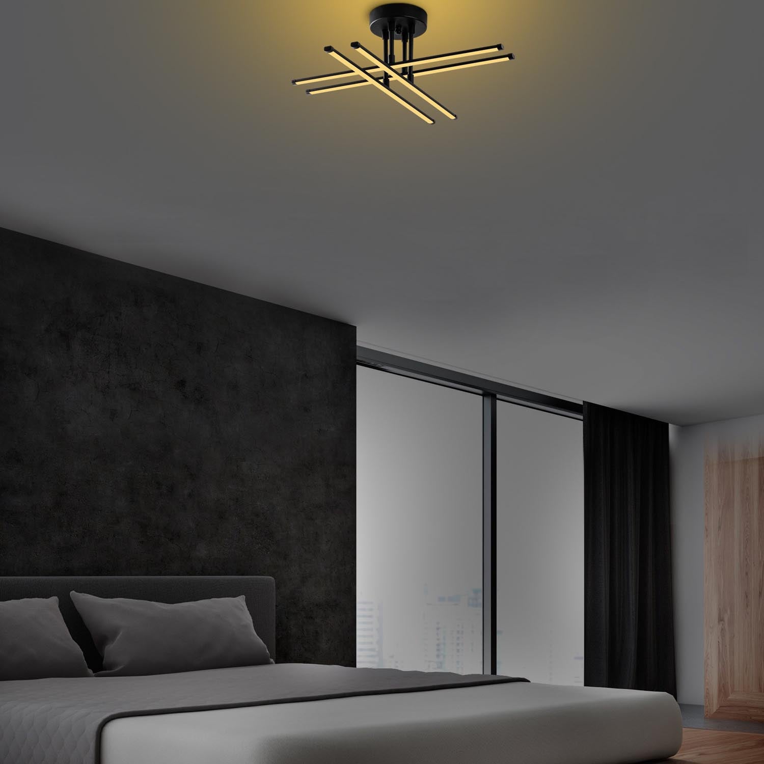 Exhaust-13661 in Schwarz präsentiert im Onlineshop von KAQTU Design AG. Deckenleuchte ist von Opviq