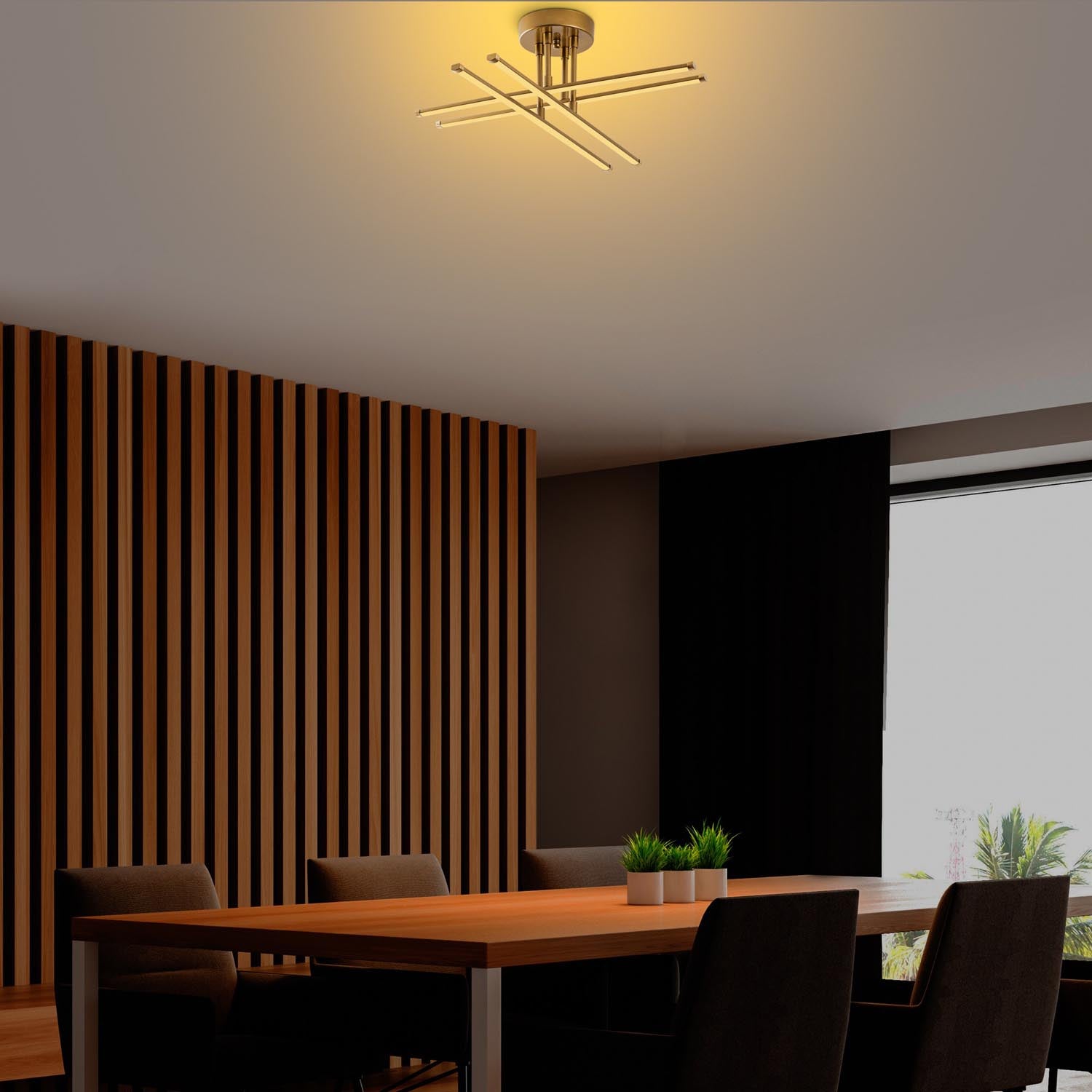 Exhaust-13664 in Gold präsentiert im Onlineshop von KAQTU Design AG. Deckenleuchte ist von Opviq