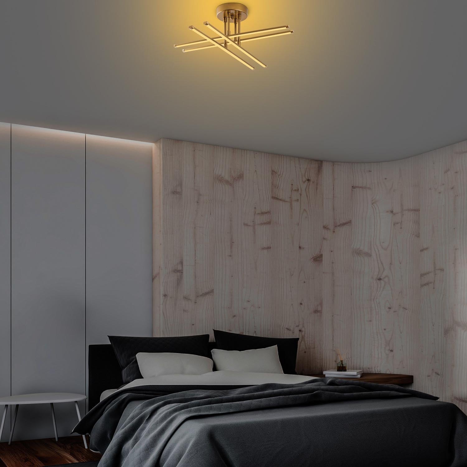 Exhaust-13664 in Gold präsentiert im Onlineshop von KAQTU Design AG. Deckenleuchte ist von Opviq