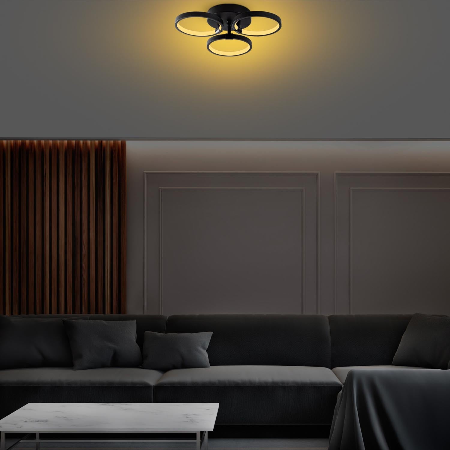 Halka-13310 in Schwarz präsentiert im Onlineshop von KAQTU Design AG. Deckenleuchte ist von Opviq