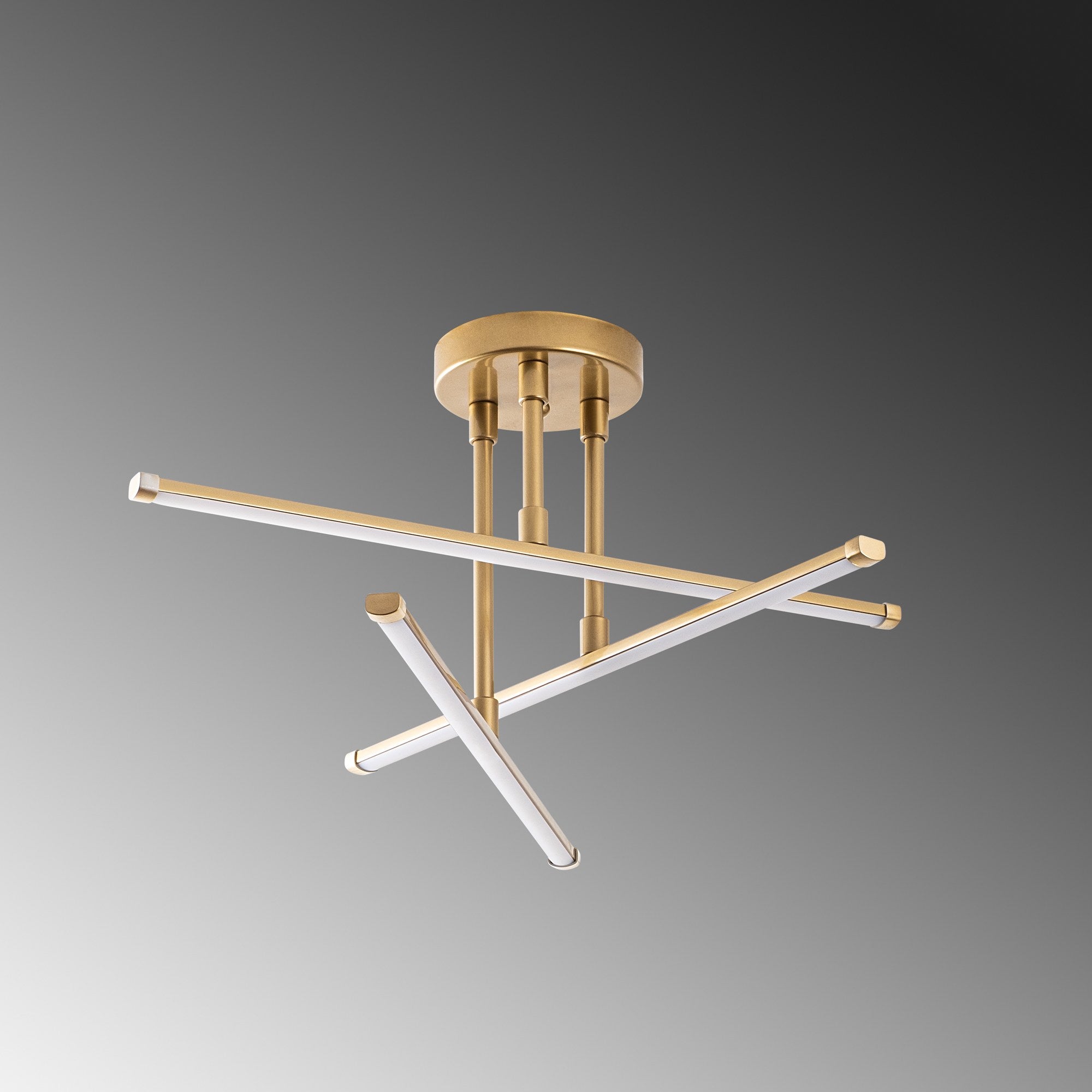 Ledflower-13650 in Gold präsentiert im Onlineshop von KAQTU Design AG. Deckenleuchte ist von Opviq