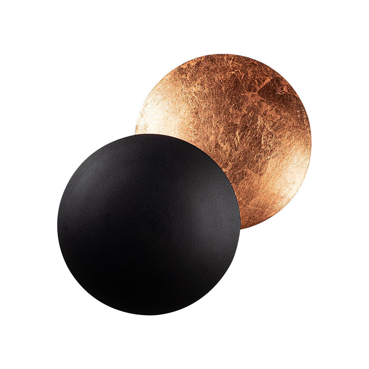 Yosma Wandleuchte - Schwarz
 Kupfer in Schwarz / Kupfer präsentiert im Onlineshop von KAQTU Design AG. Wandleuchte ist von Opviq