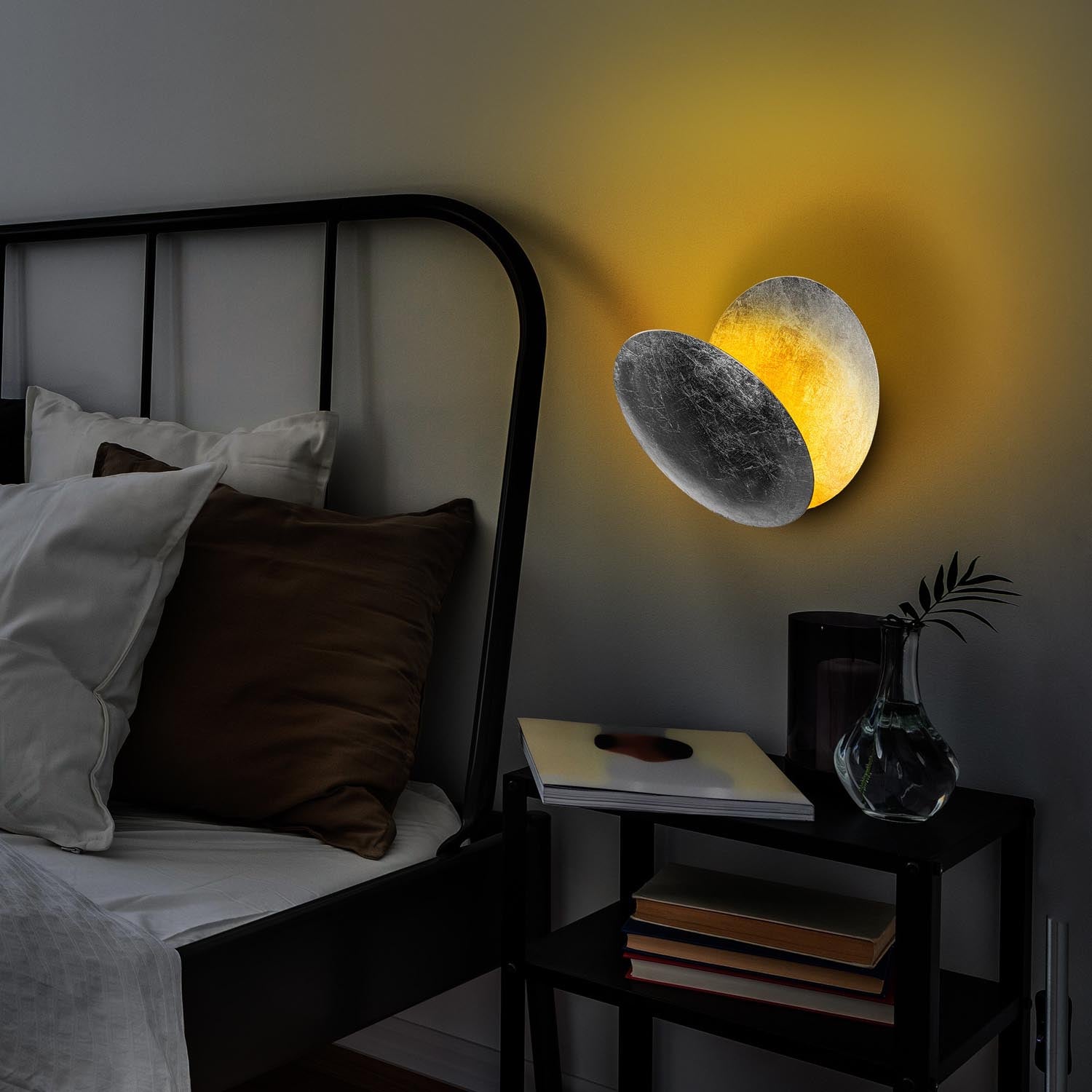 Yosma-13641 in Silber präsentiert im Onlineshop von KAQTU Design AG. Wandleuchte ist von Opviq