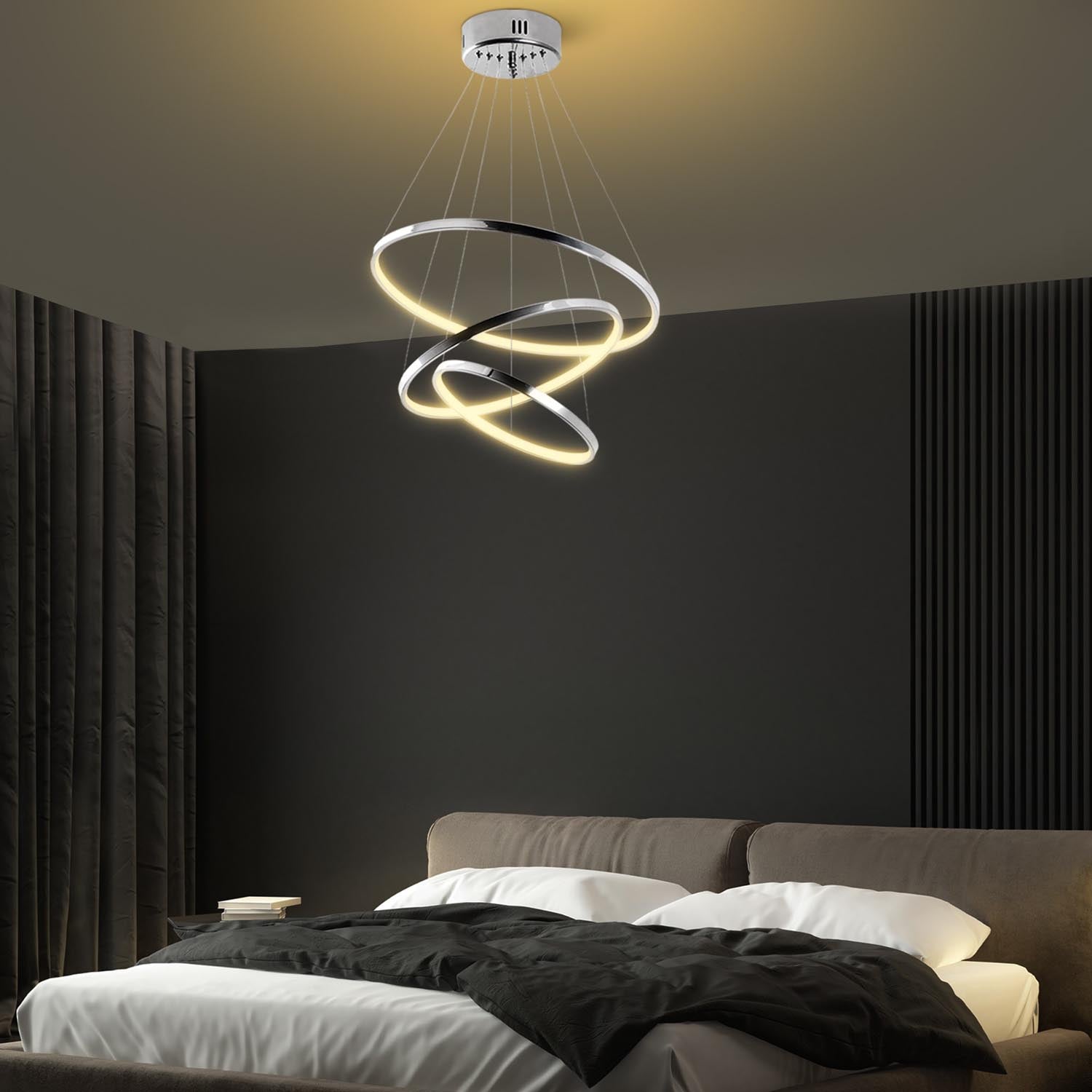 Simit - 13698 in Chrome präsentiert im Onlineshop von KAQTU Design AG. Deckenleuchte ist von Opviq