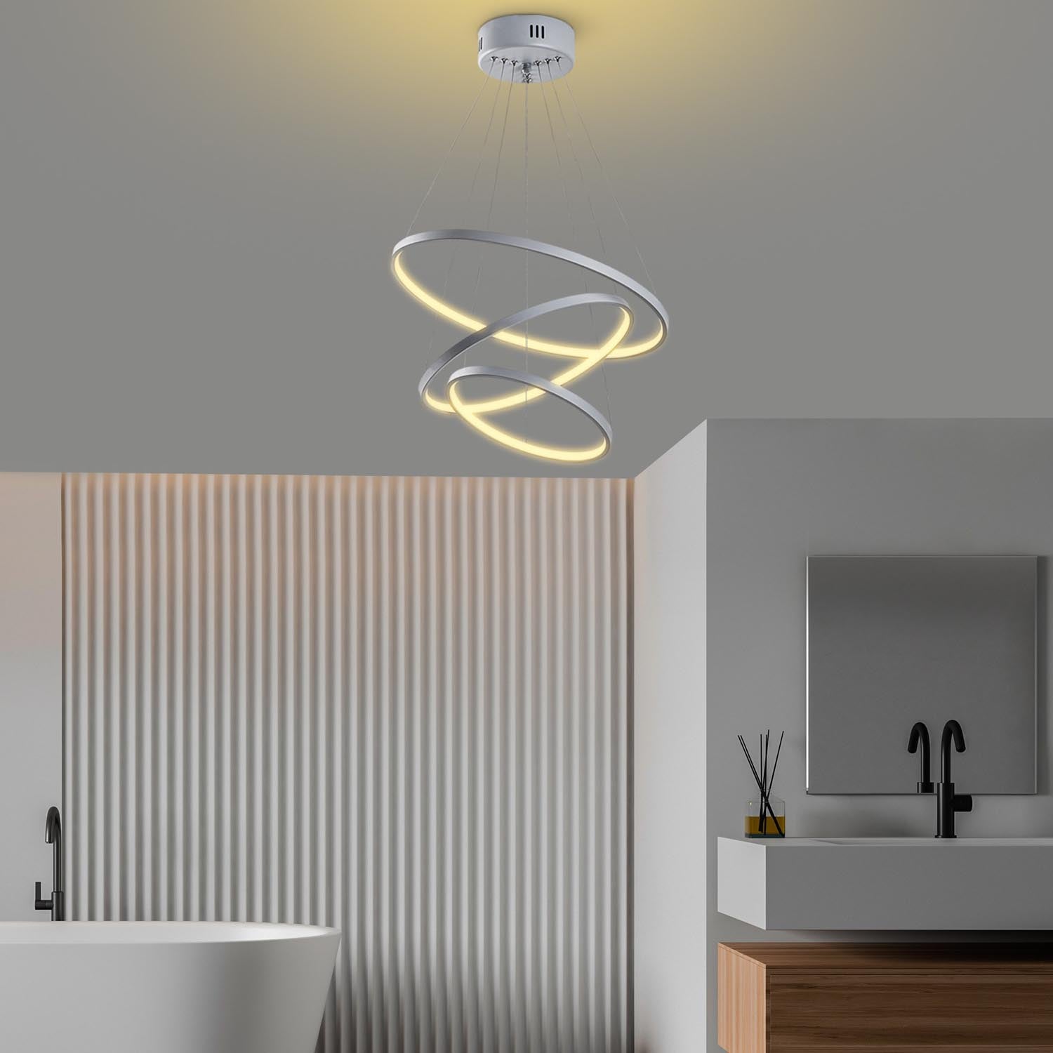 Simit - 13699 in Grau präsentiert im Onlineshop von KAQTU Design AG. Deckenleuchte ist von Opviq
