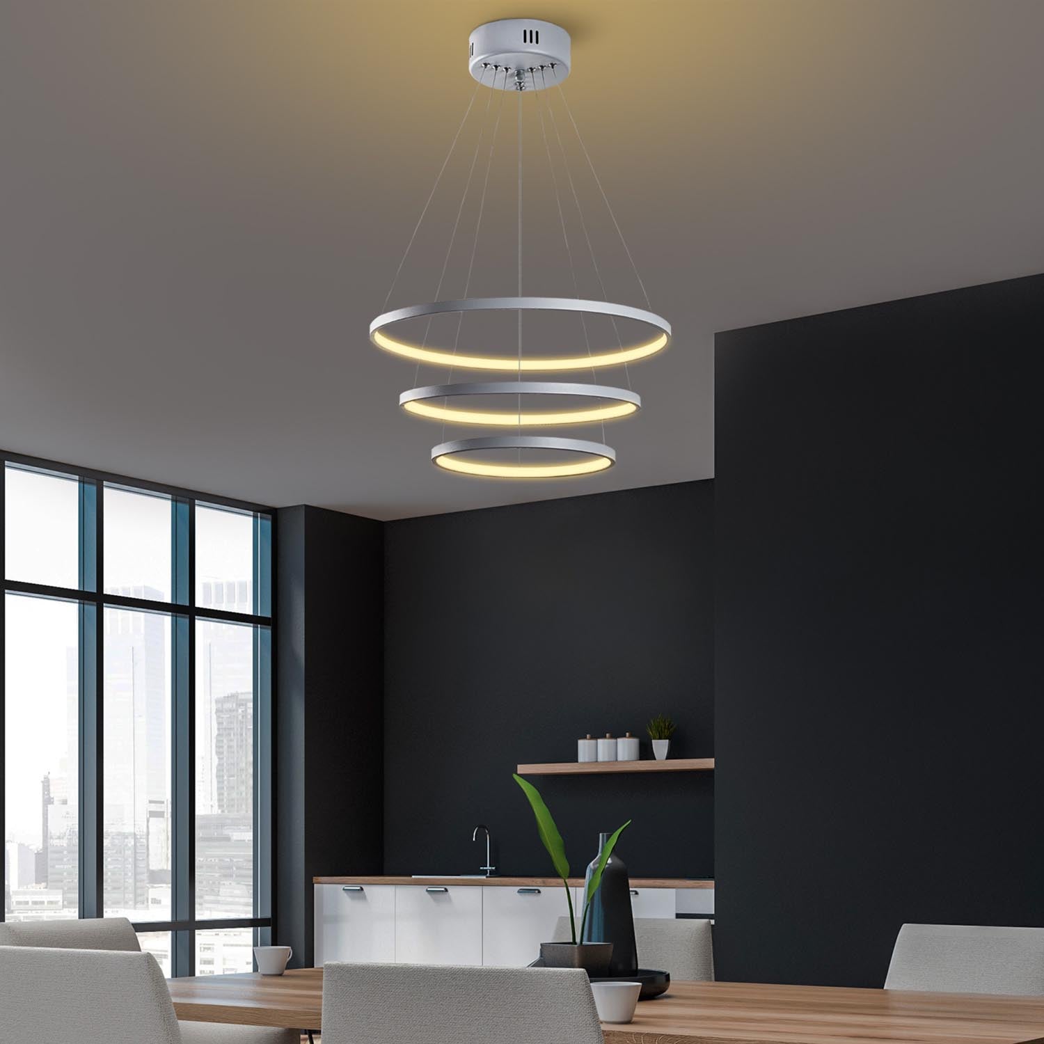 Simit - 13699 in Grau präsentiert im Onlineshop von KAQTU Design AG. Deckenleuchte ist von Opviq