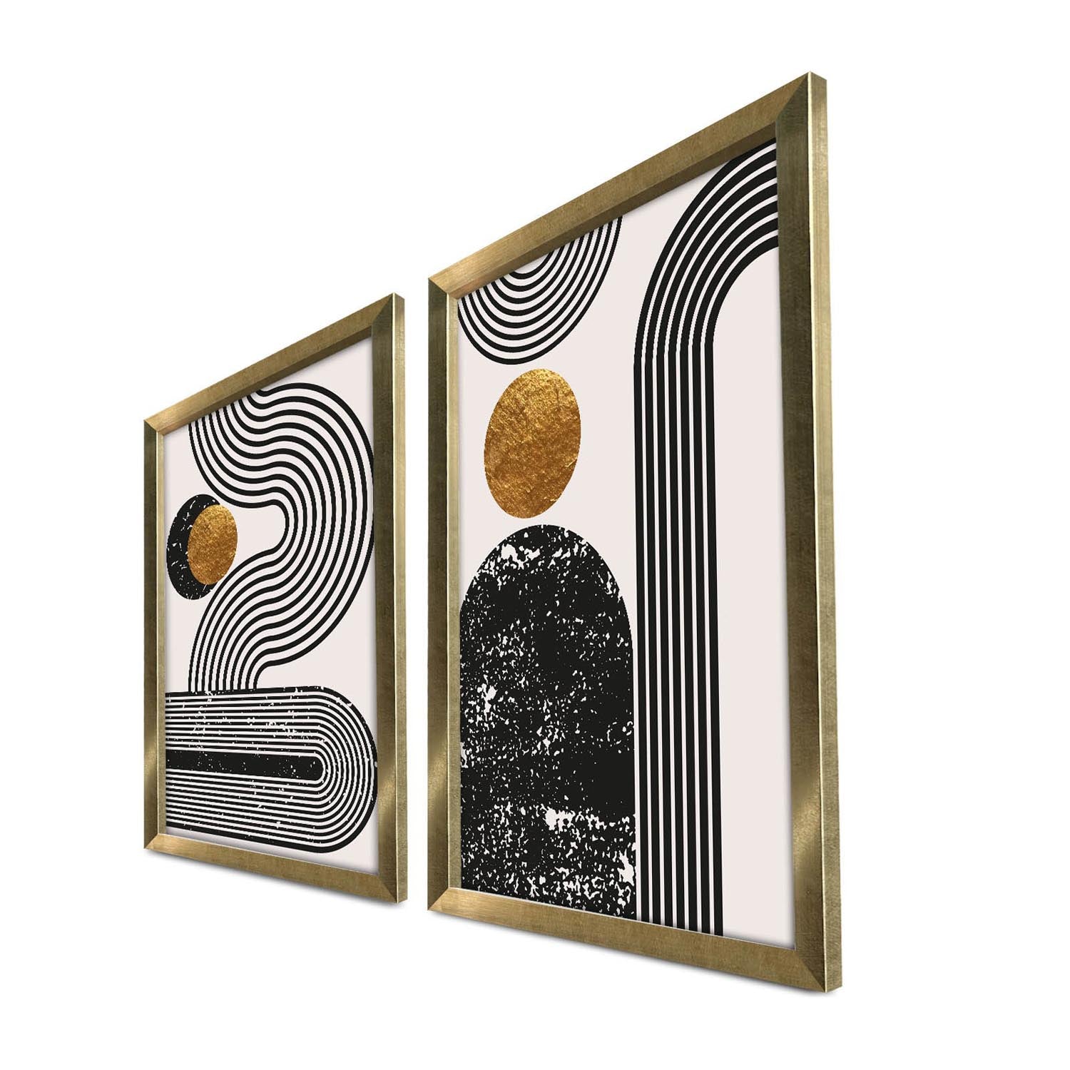 2P3853NISCT-015 in Gold Weiss Schwarz präsentiert im Onlineshop von KAQTU Design AG. Bild ist von Wallity