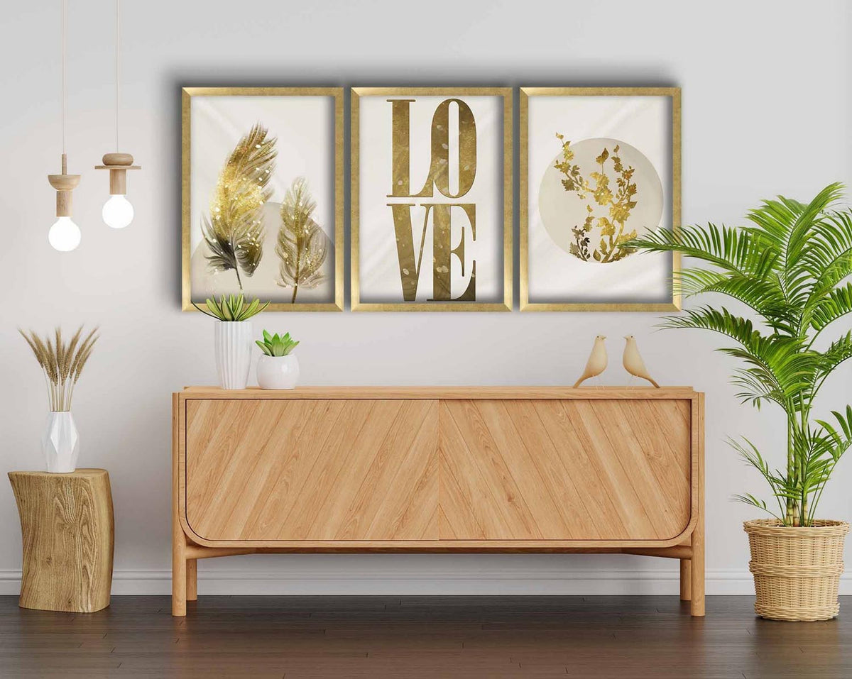 3P3853NISCT Bild - Gold
 Beige
 White in Gold / Beige / White präsentiert im Onlineshop von KAQTU Design AG. Bild ist von Wallity