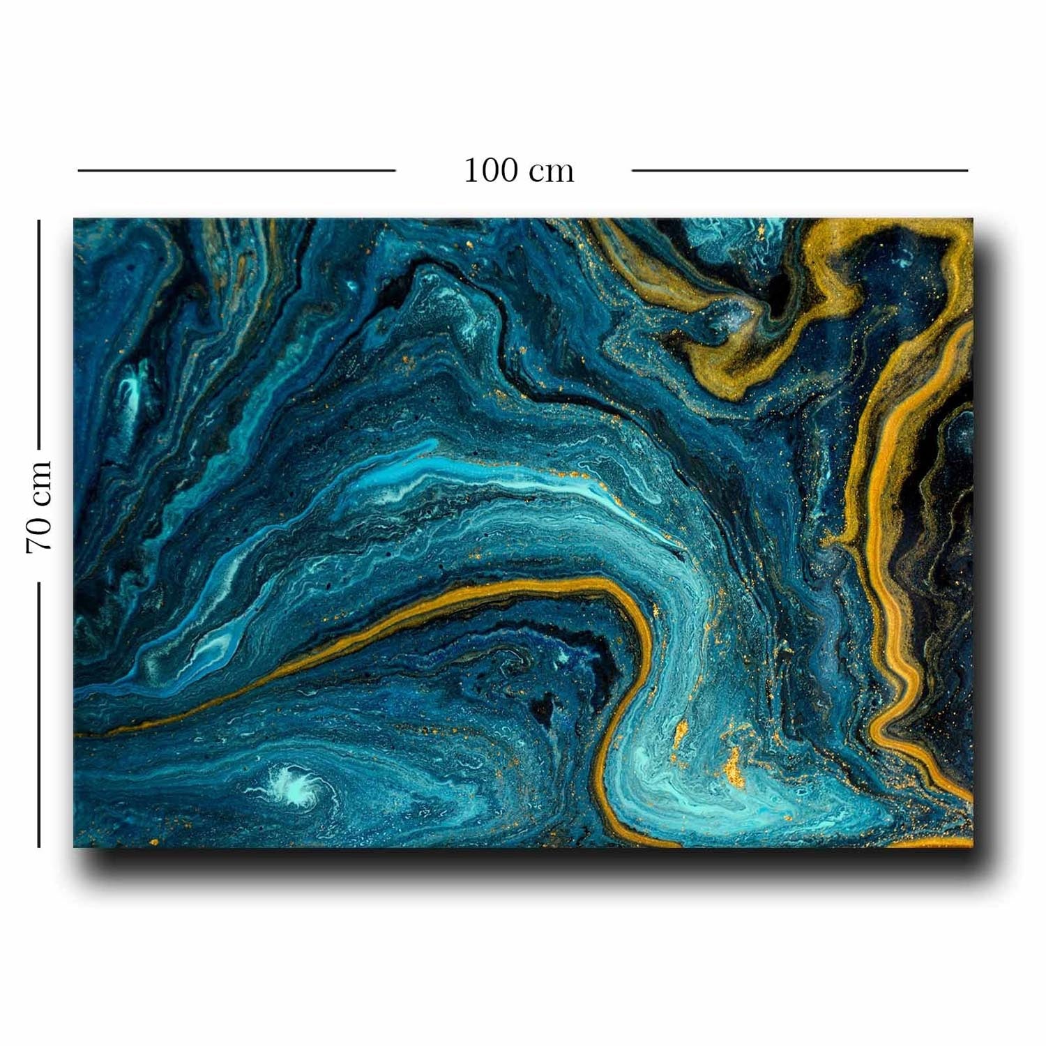 70100NISC-018 in Blau
 Marineblau
 Gold präsentiert im Onlineshop von KAQTU Design AG. Bild ist von Wallity