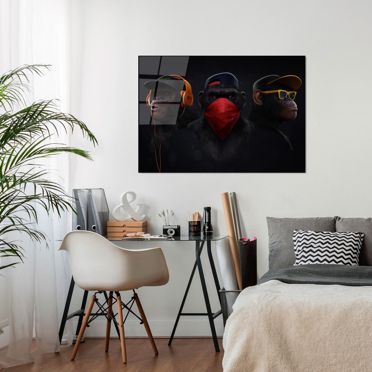 UV Bild - Mehrfarbig in Mehrfarbig präsentiert im Onlineshop von KAQTU Design AG. Bild ist von Wallity