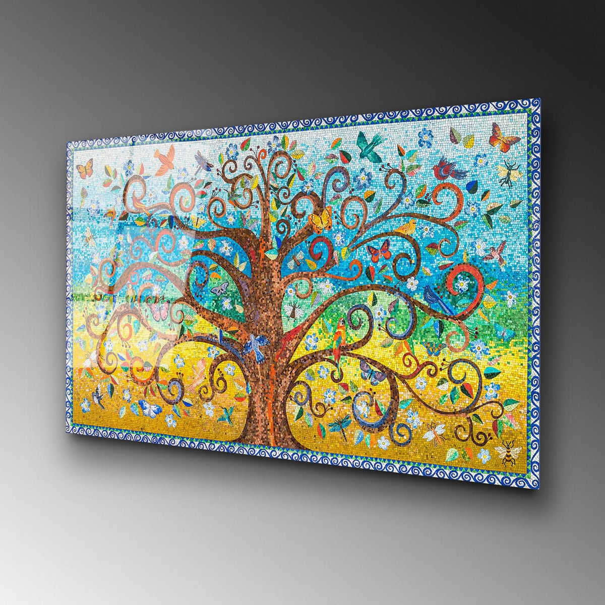 UV Bild - Mehrfarbig in Mehrfarbig präsentiert im Onlineshop von KAQTU Design AG. Bild ist von Wallity